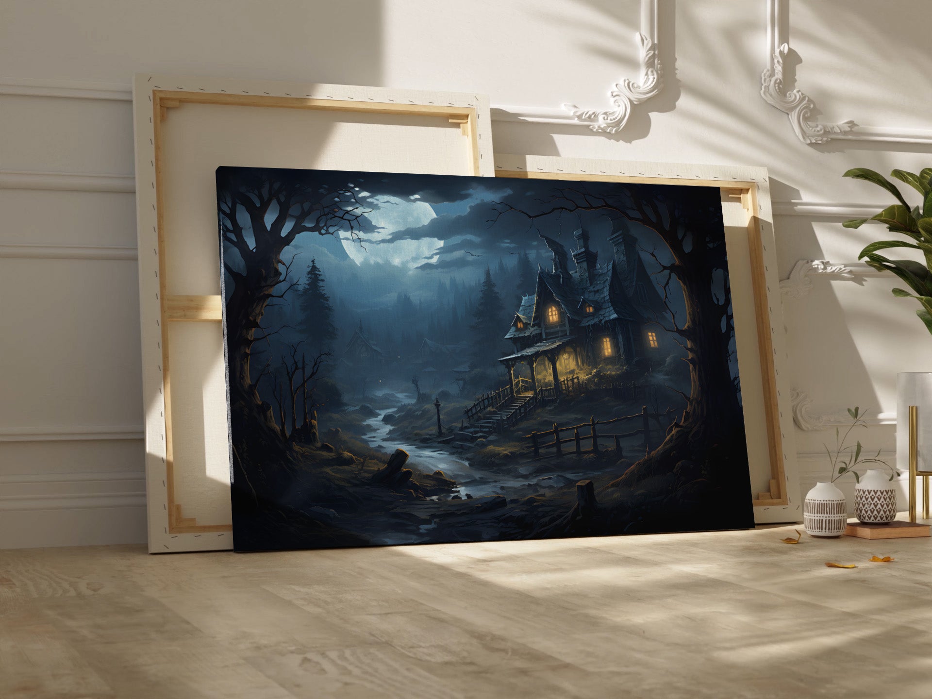 .75" Matte Canvas - Moonlit Whispers of Whimsigoth
