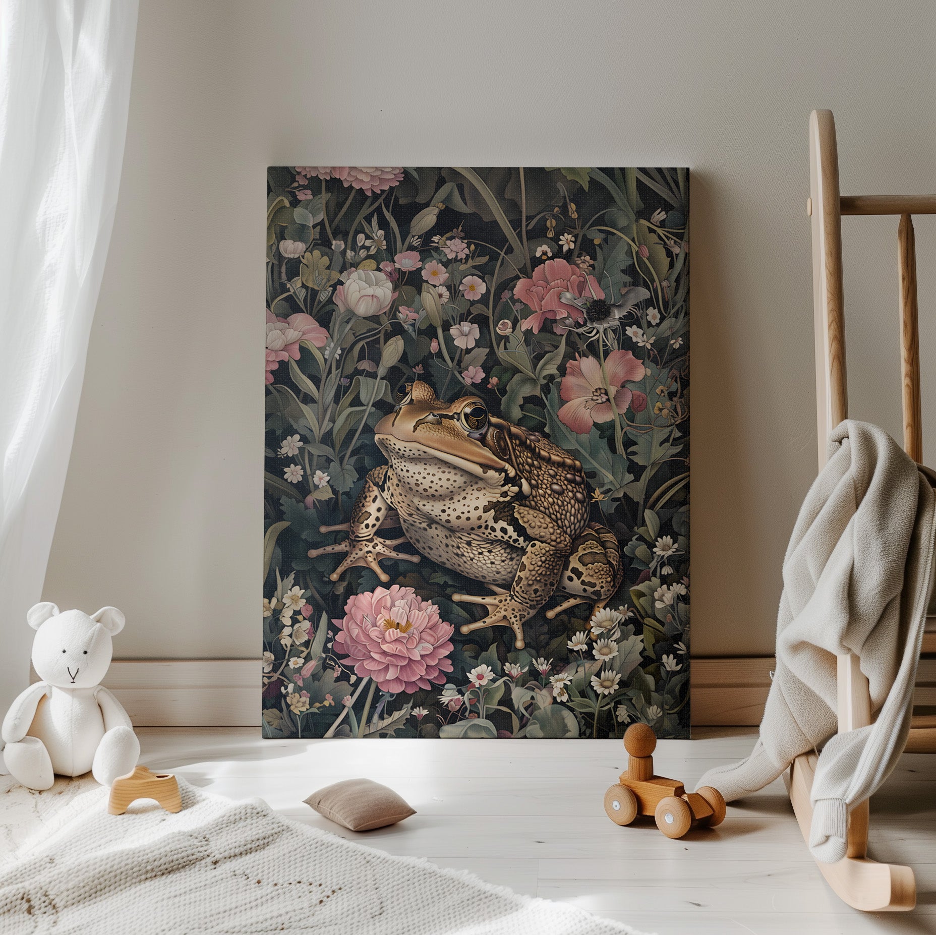 .75" Matte Canvas - Enchanted Frog&