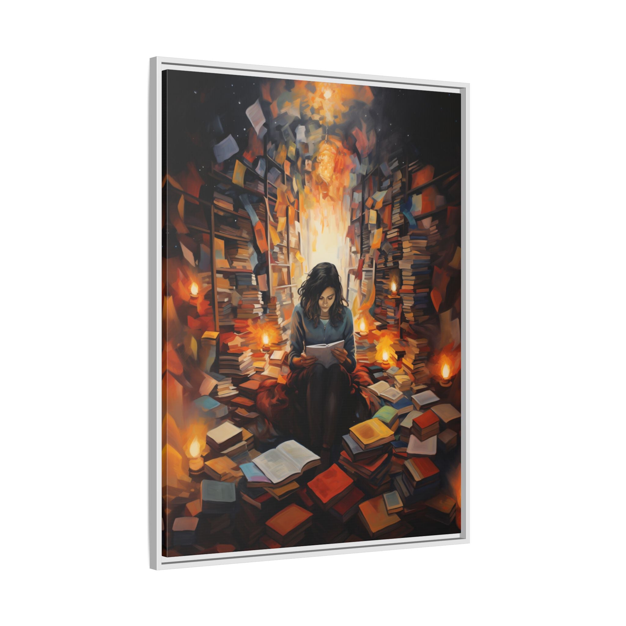 Framed Canvas - The Sanctuary of Stories