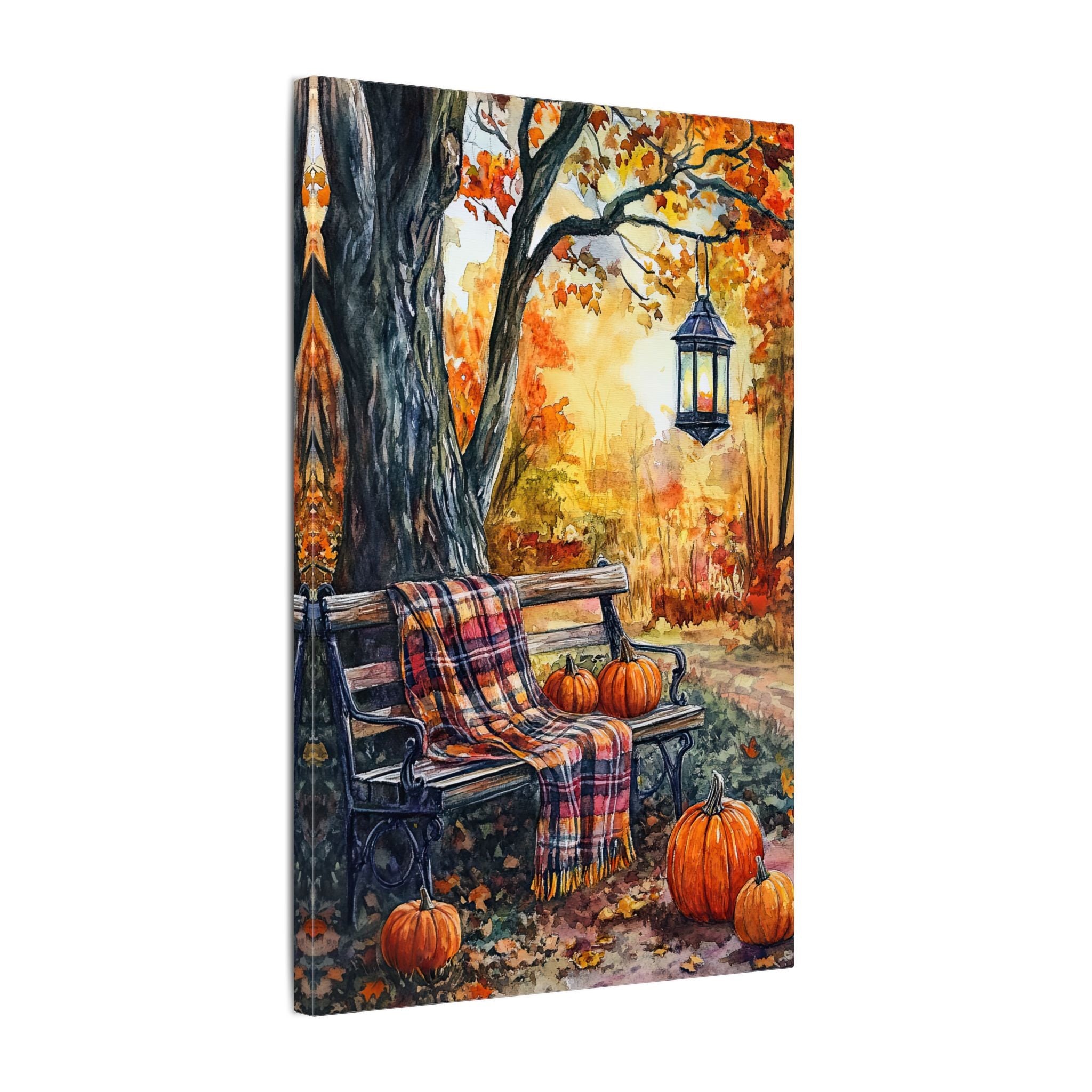 .75" Matte Canvas - Golden Pause in Fall