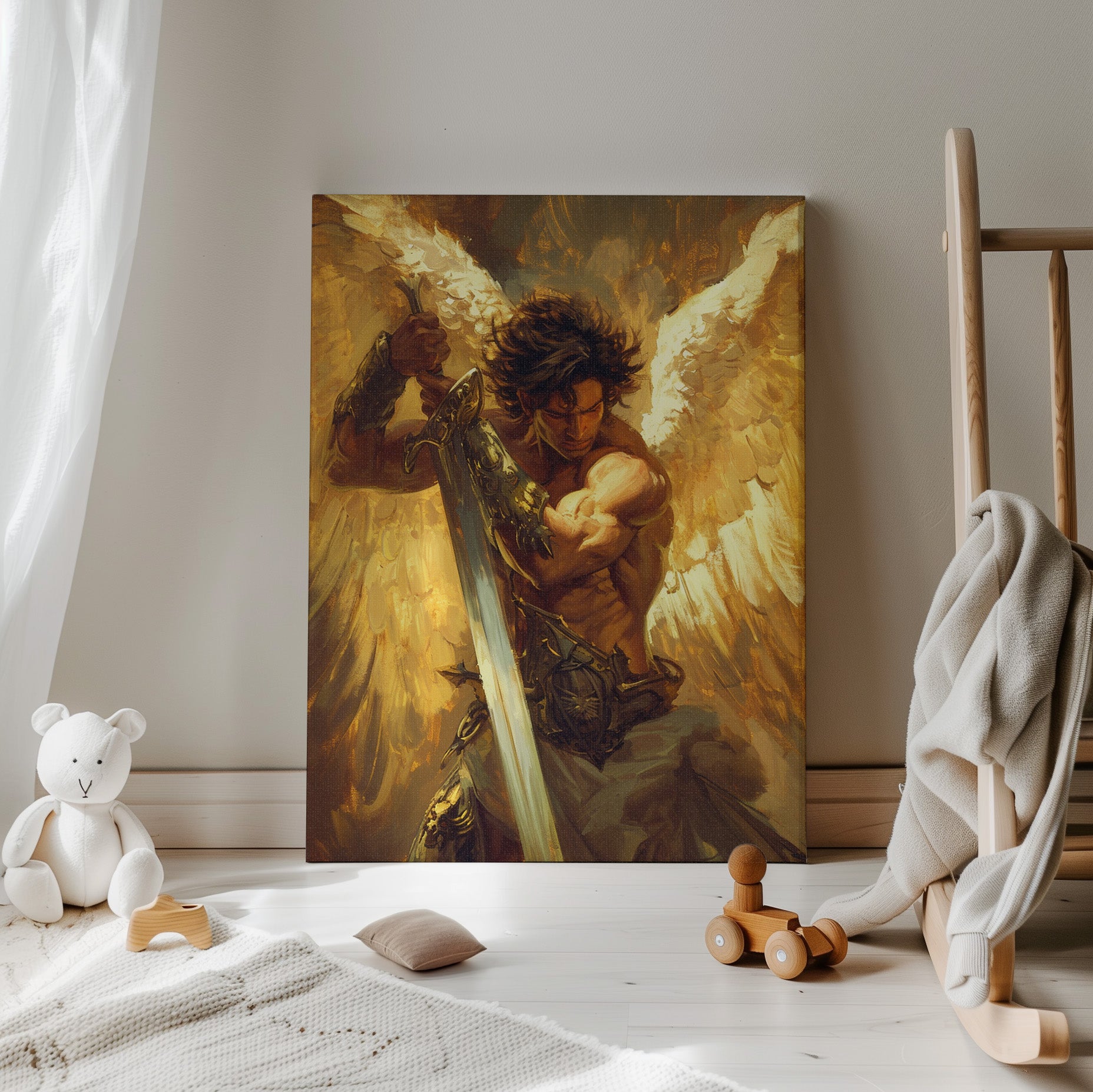 .75" Matte Canvas - Celestial Warrior&