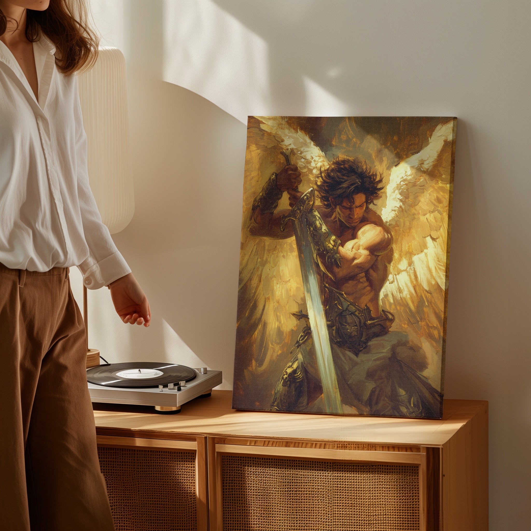 .75" Matte Canvas - Celestial Warrior&