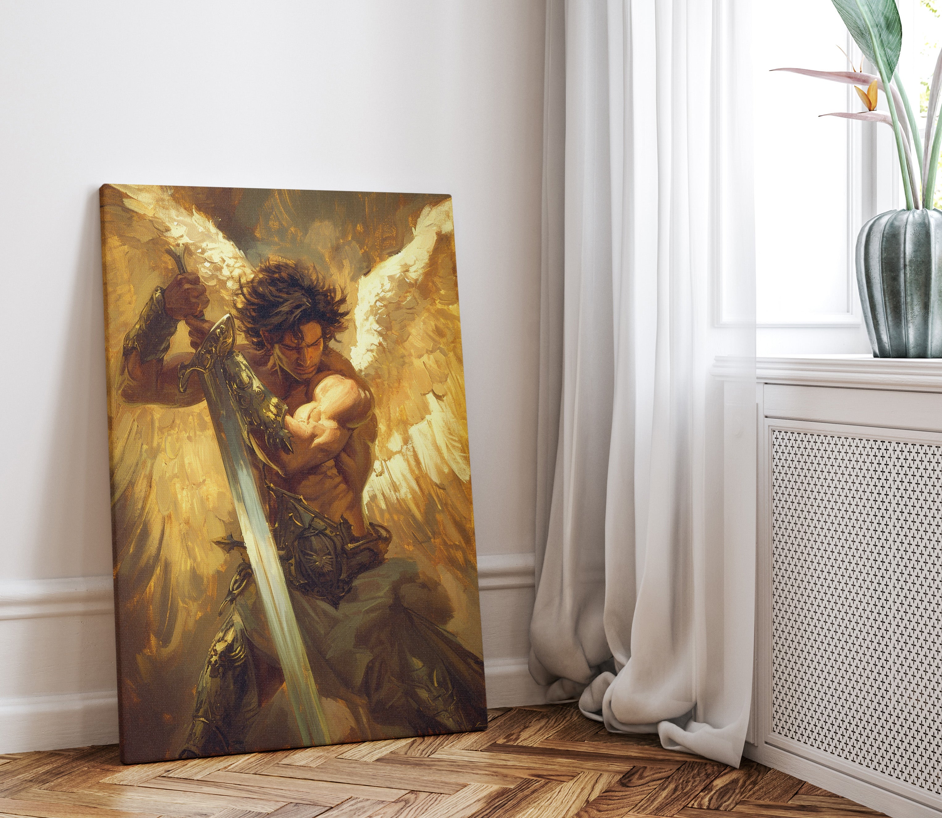 .75" Matte Canvas - Celestial Warrior&