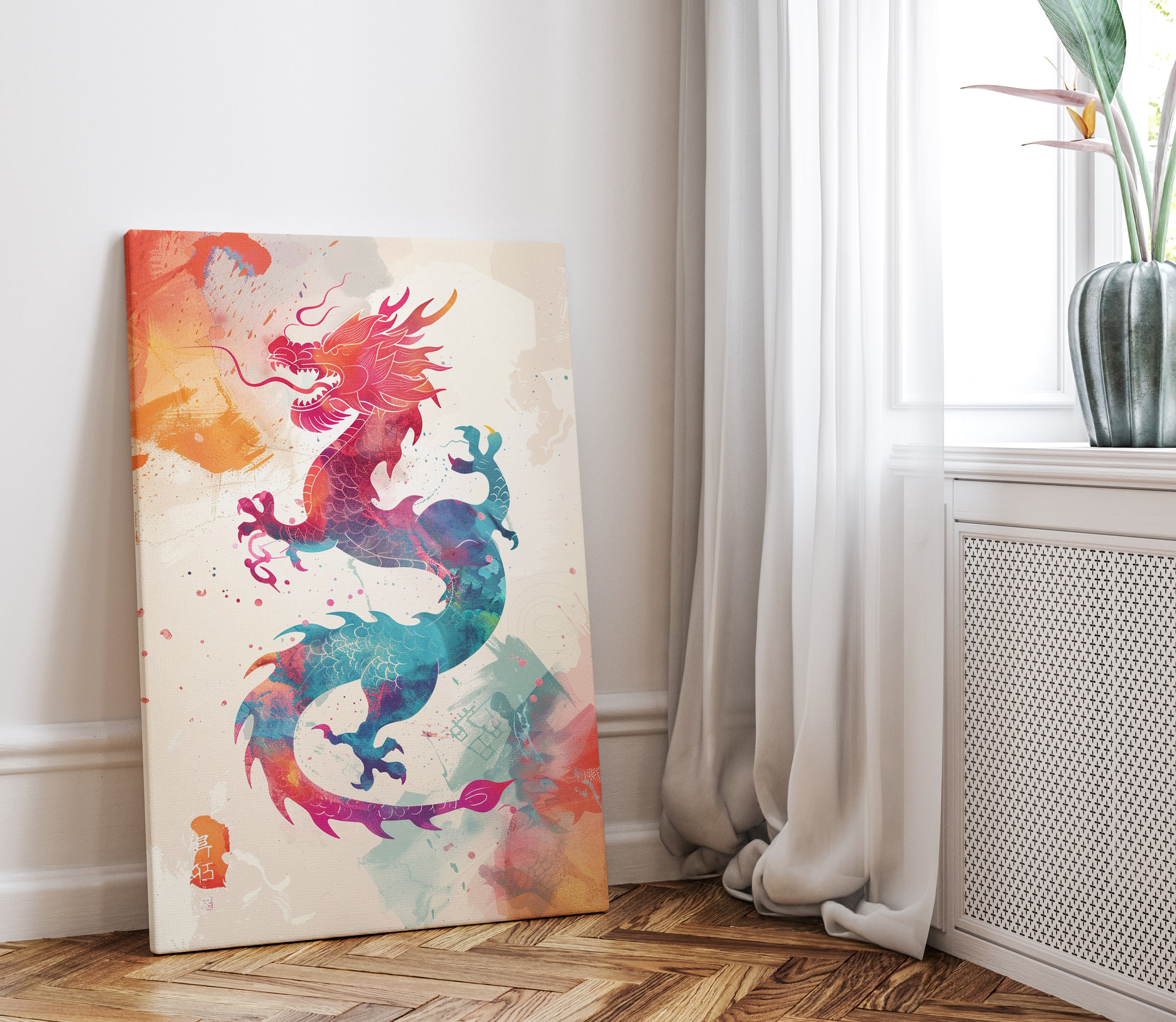 .75" Matte Canvas - Dragon&