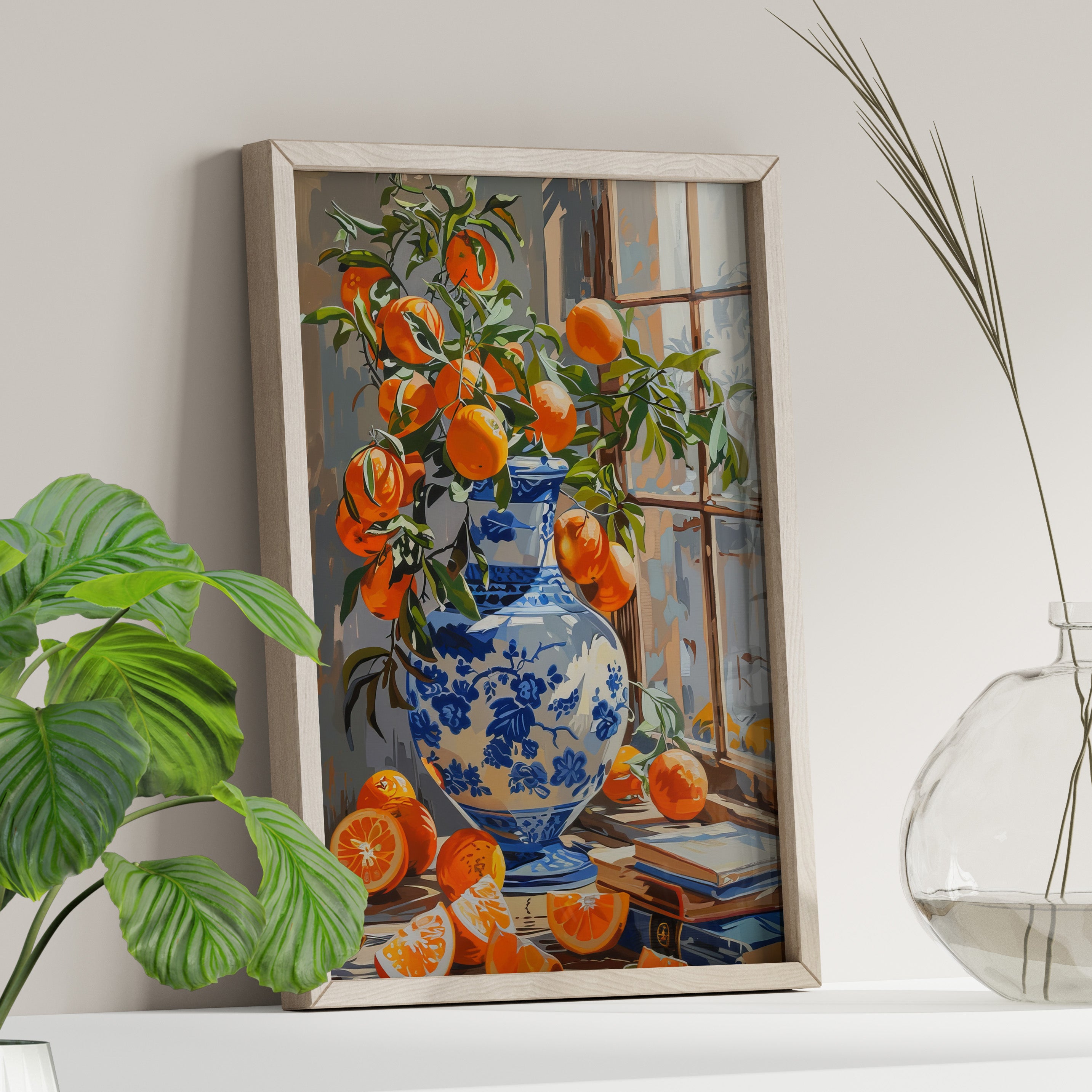 Sunlit Citrus & Porcelain