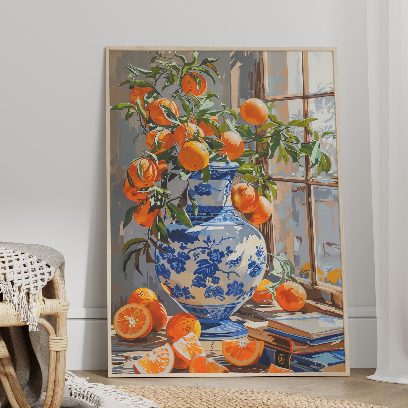 Sunlit Citrus & Porcelain