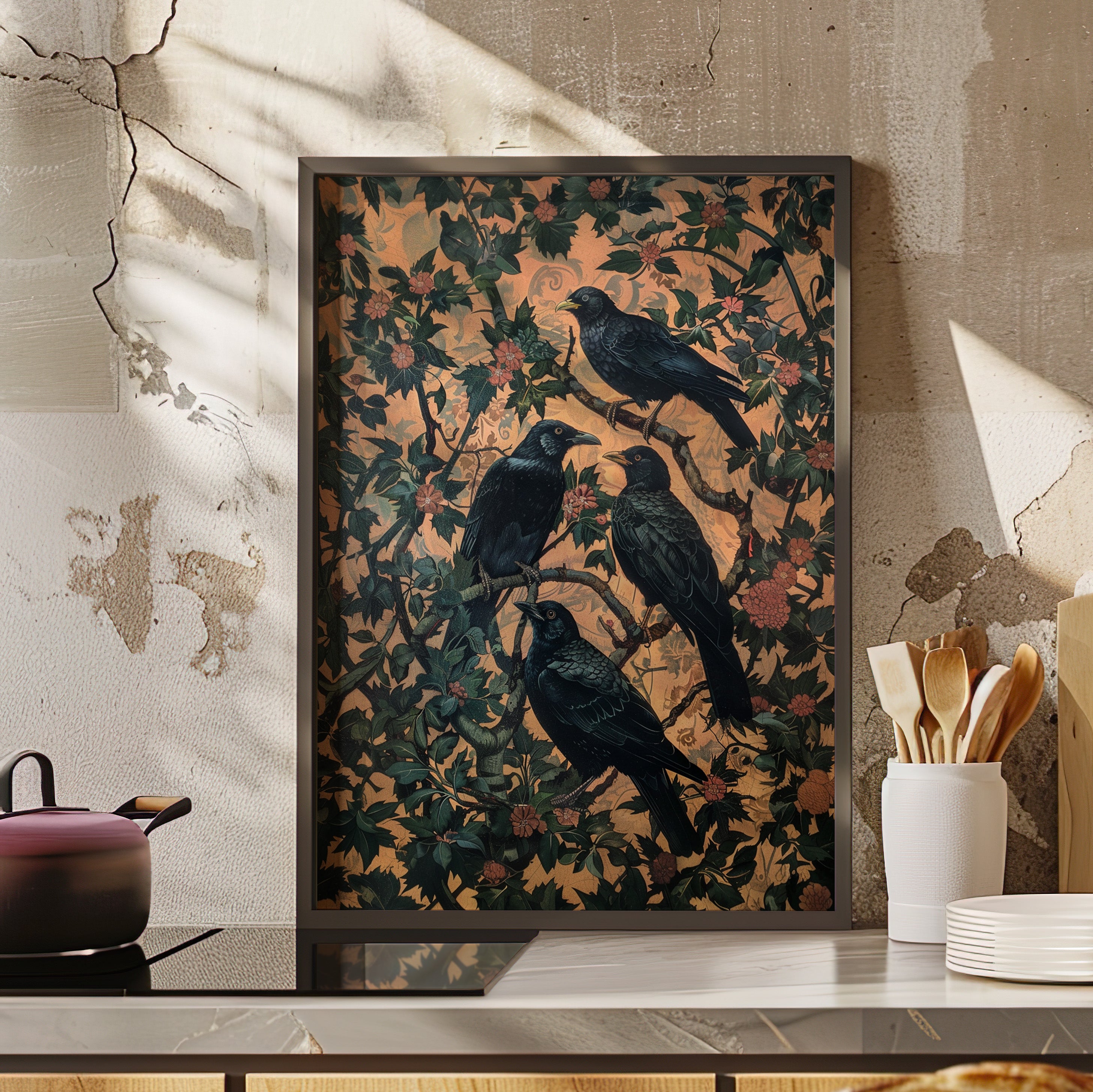 Framed Paper Print - Rook&