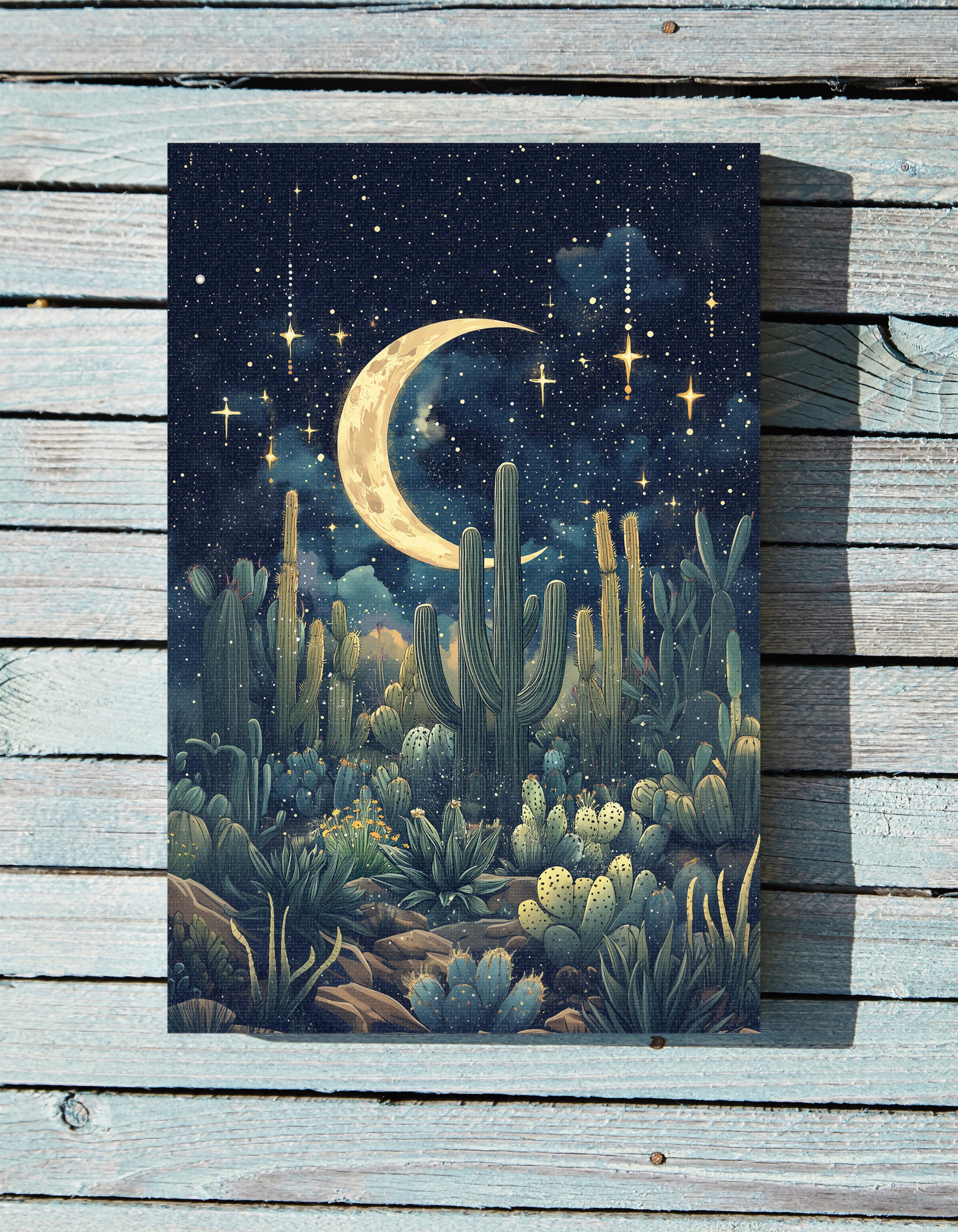 .75" Matte Canvas - Dreamy Desert Night