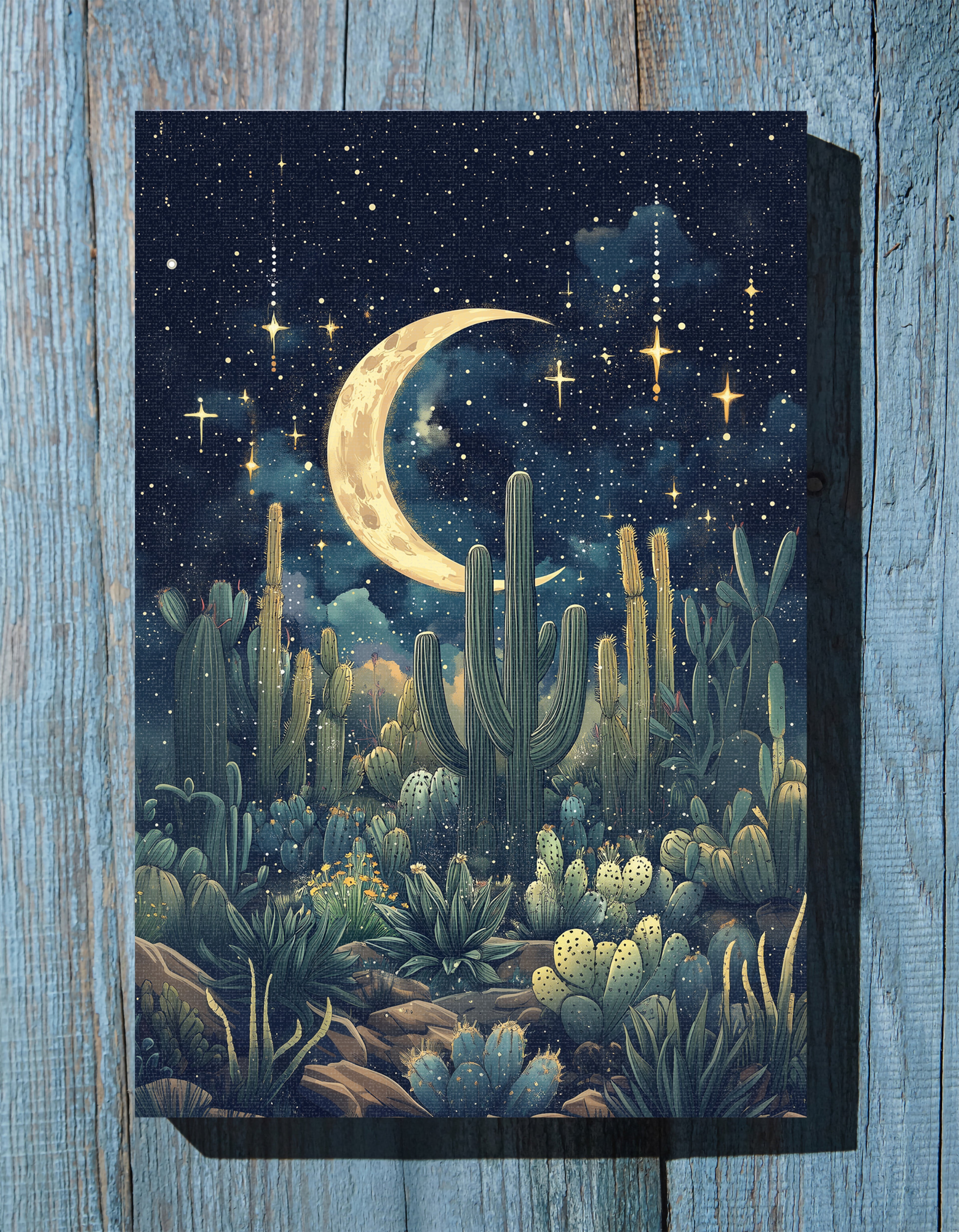 .75" Matte Canvas - Dreamy Desert Night
