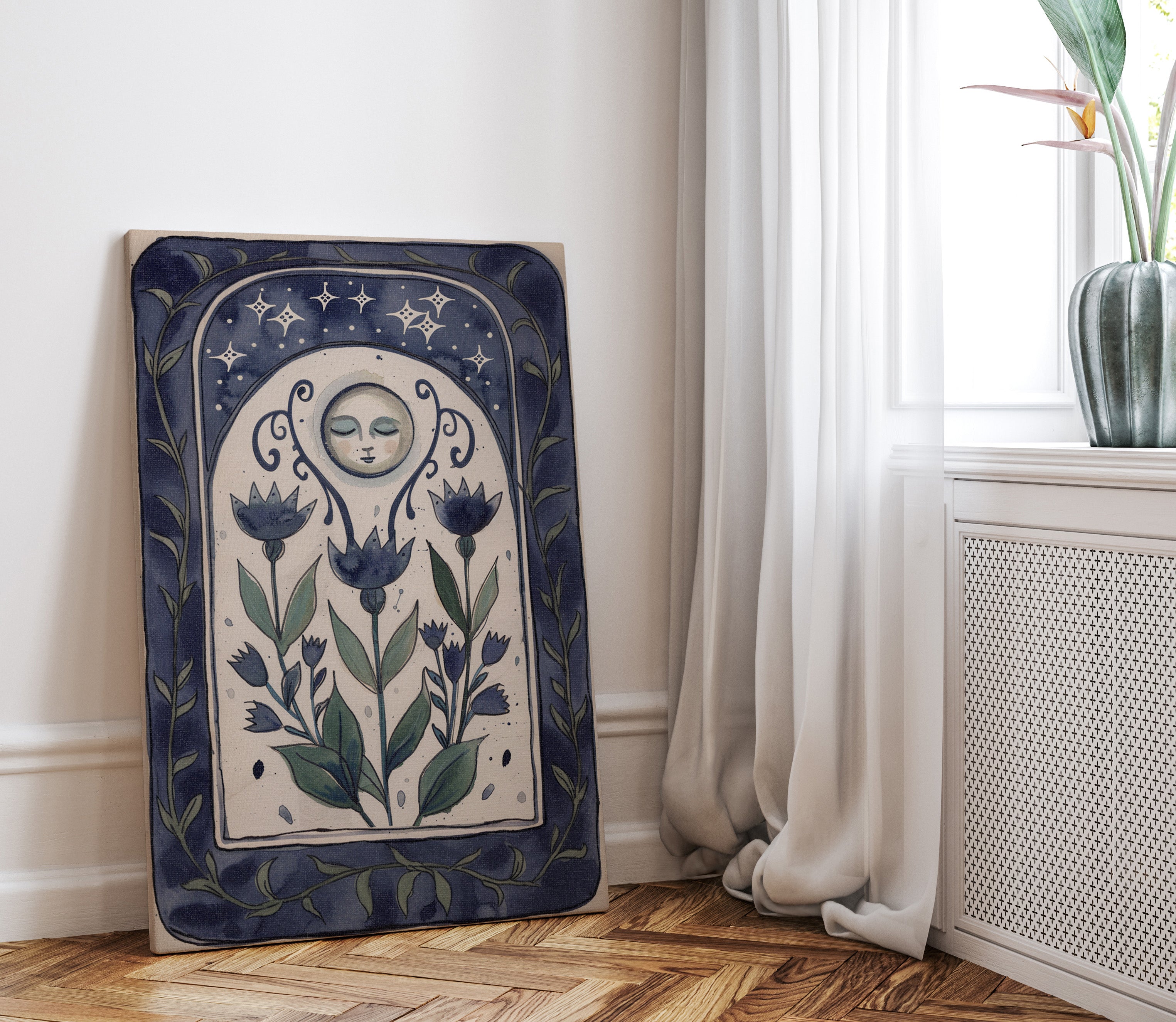 .75" Matte Canvas - Moonlit Folk Bloom Dream