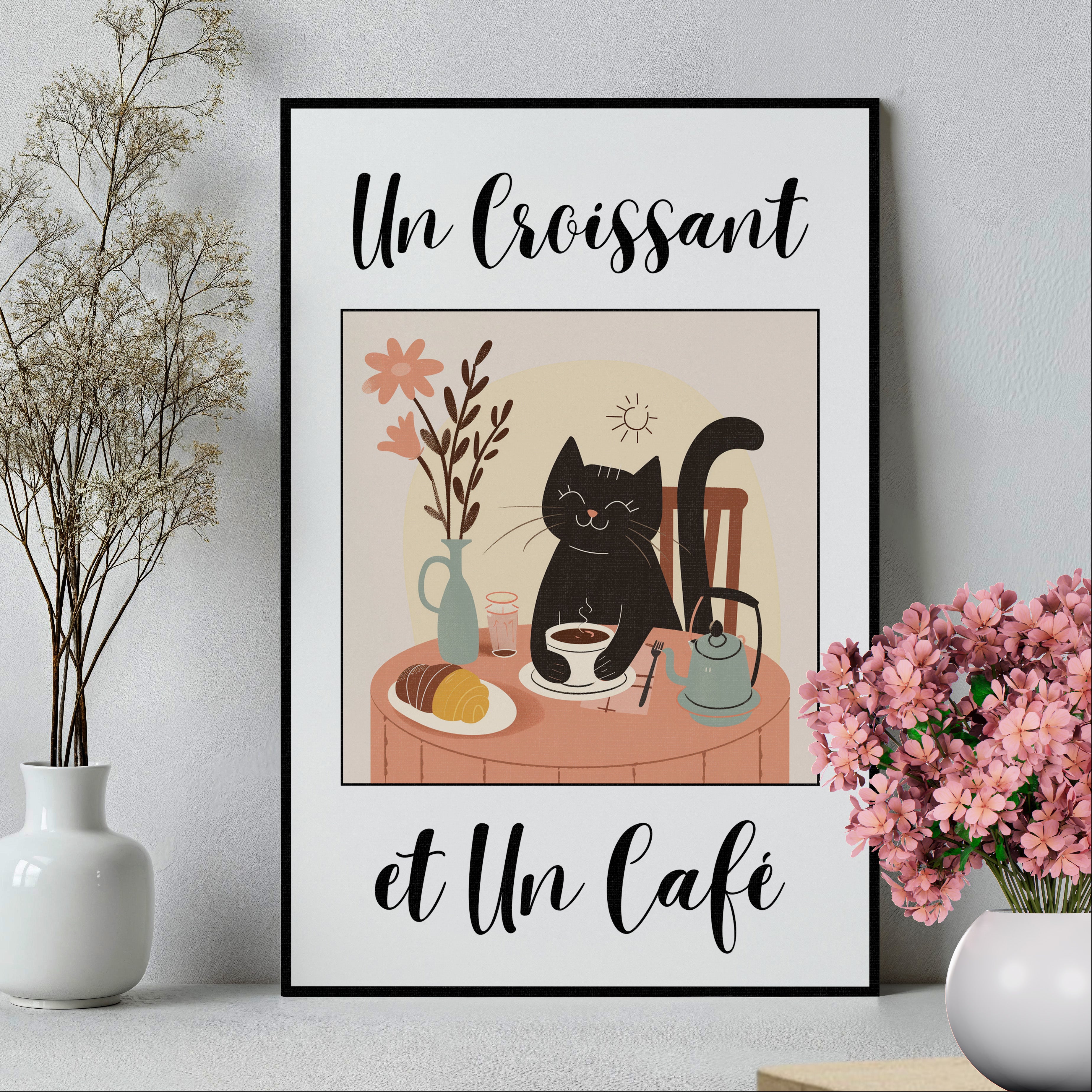 .75" Matte Canvas - Feline&