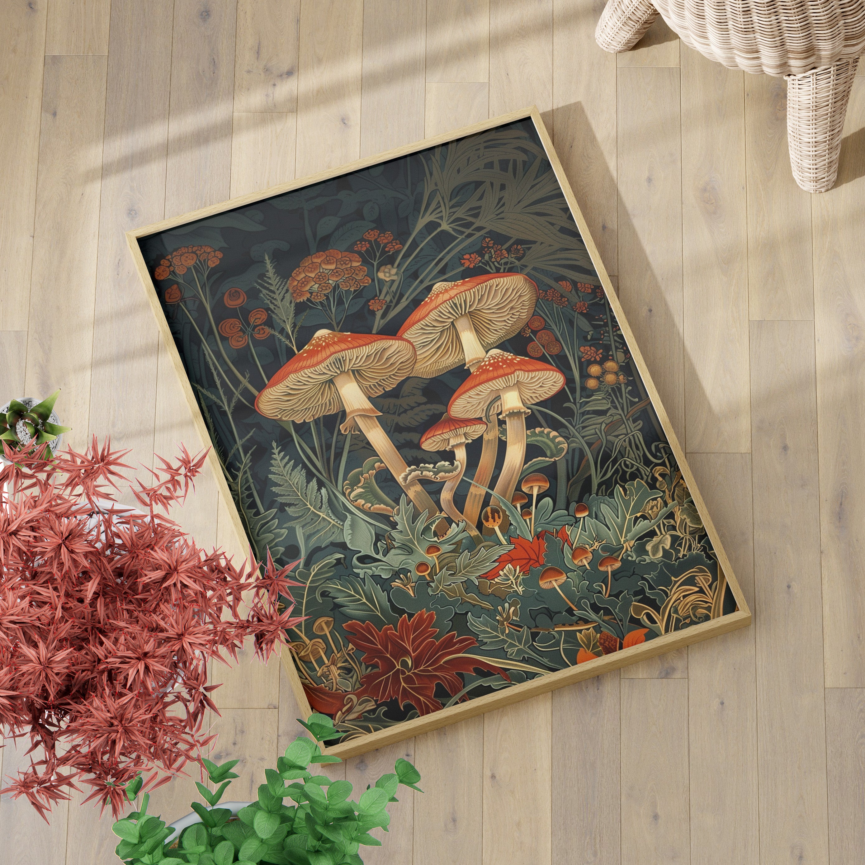 Elegant Mushroom Reverie