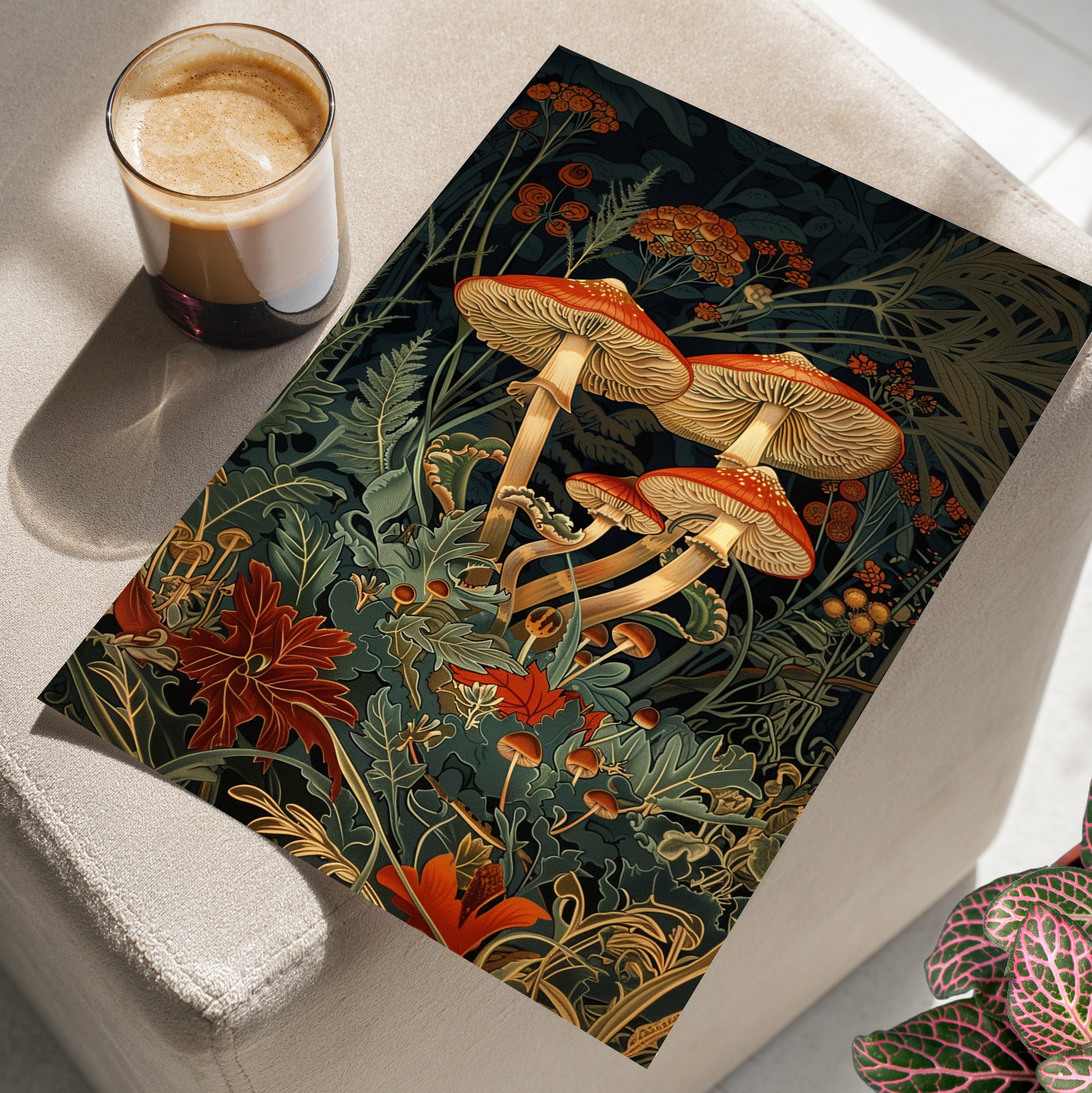 Elegant Mushroom Reverie