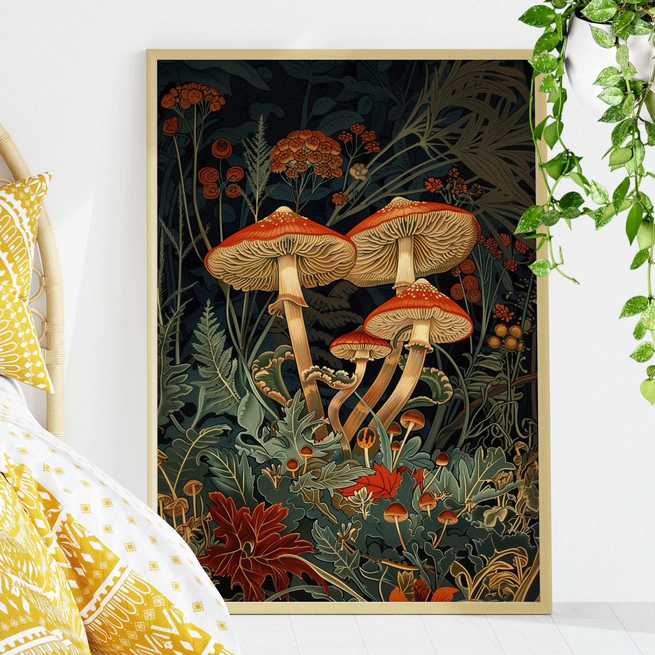 Elegant Mushroom Reverie