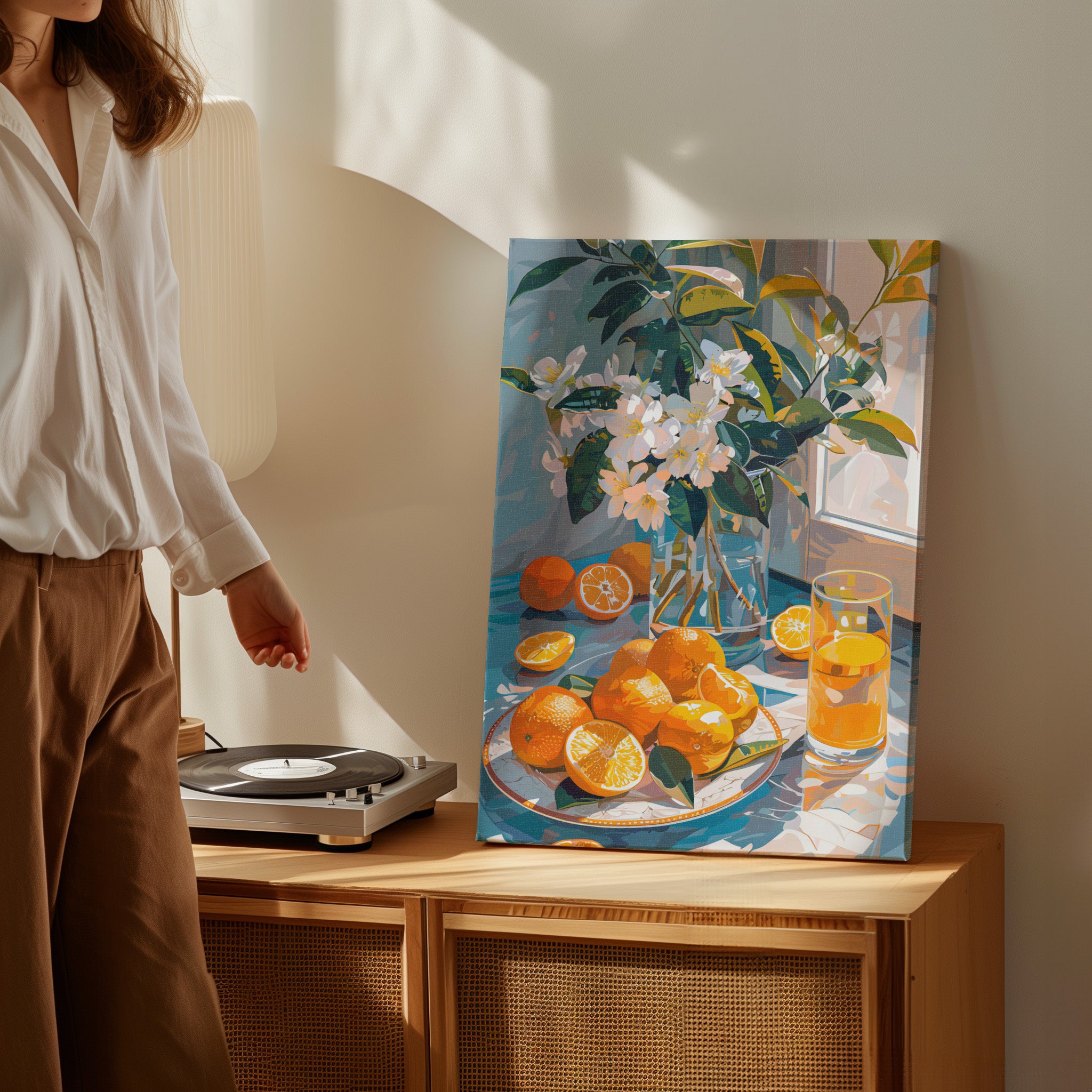 .75" Matte Canvas - Citrus Blossom Morning