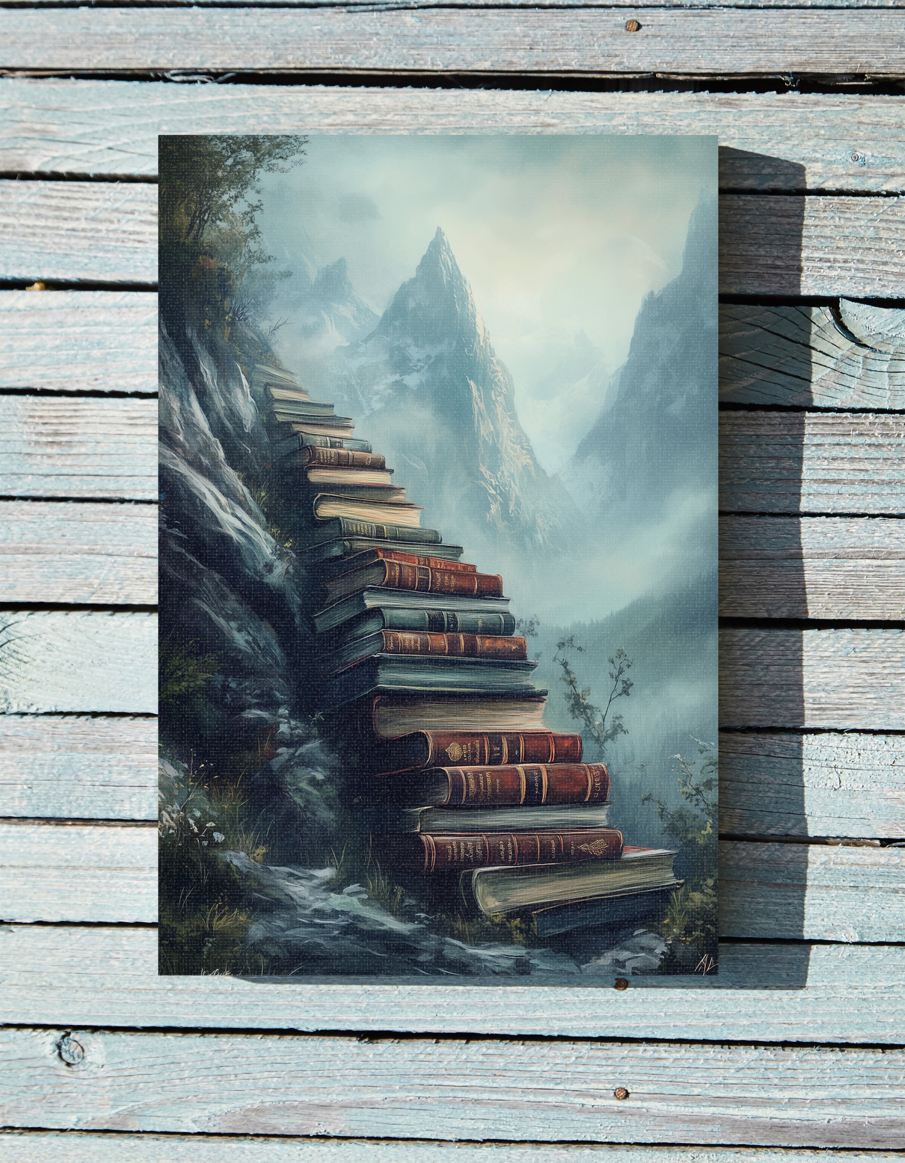 1.25" Matte Canvas - Journey of Knowledge