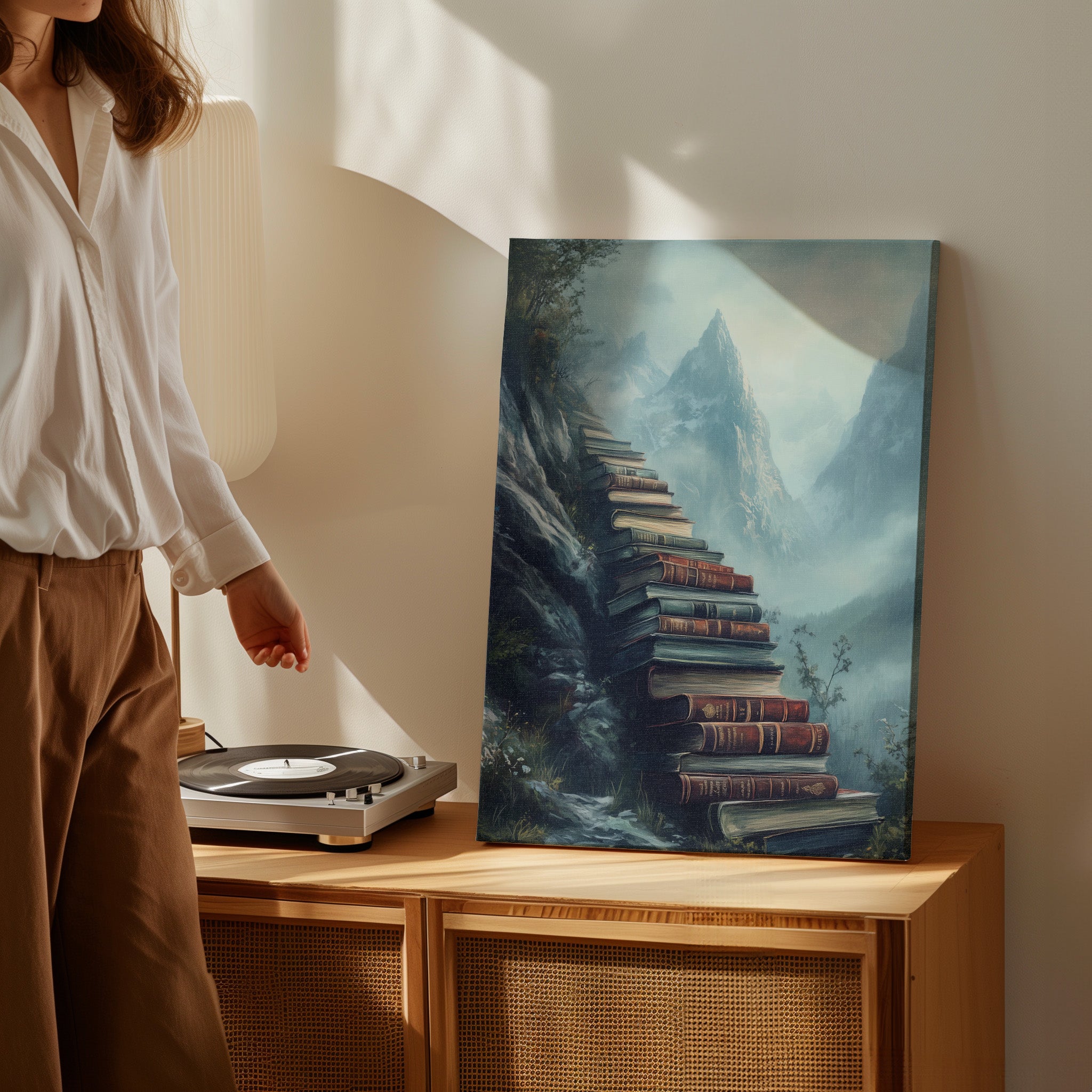 1.25" Matte Canvas - Journey of Knowledge