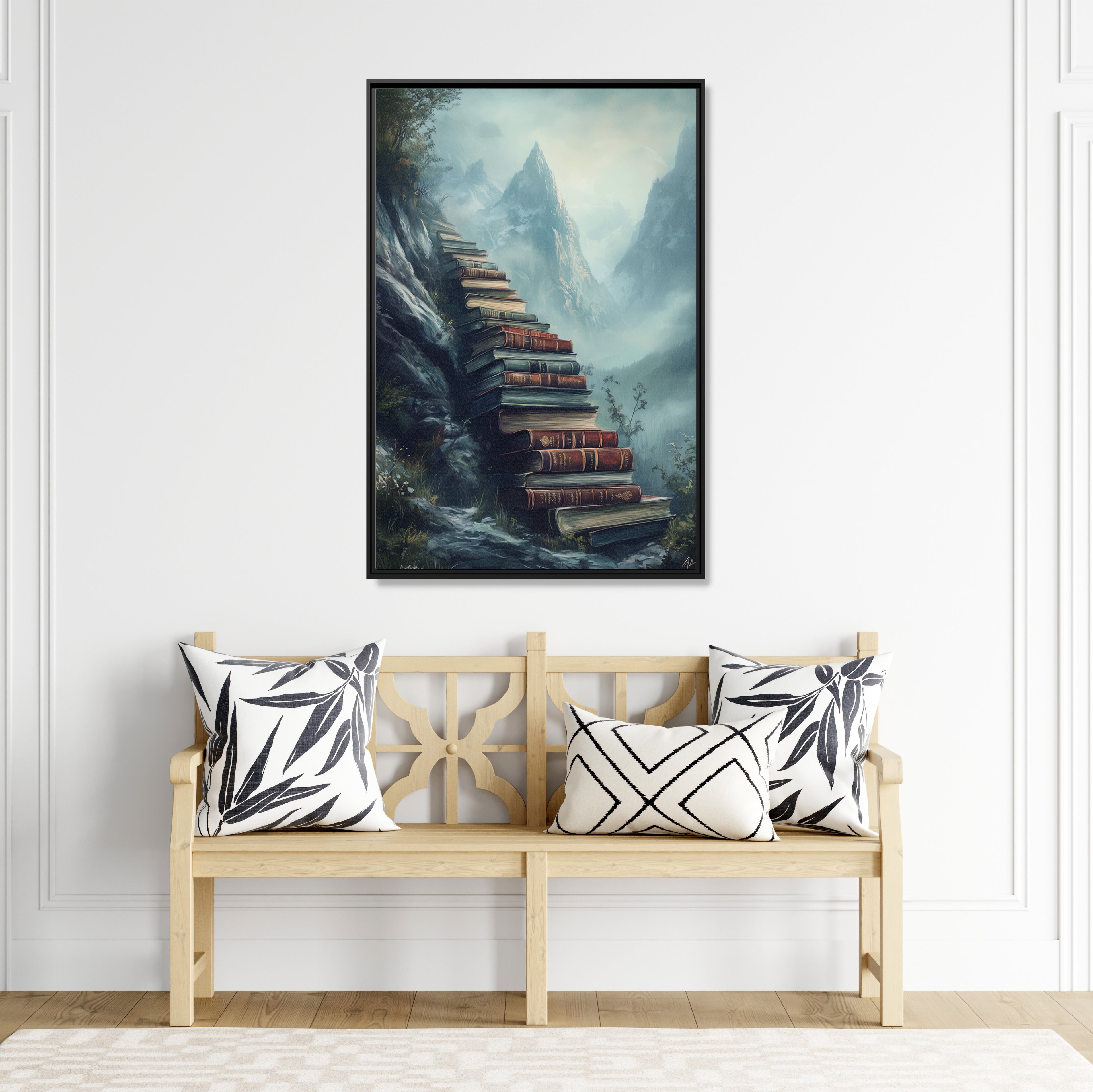Framed Canvas - Journey of Knowledge