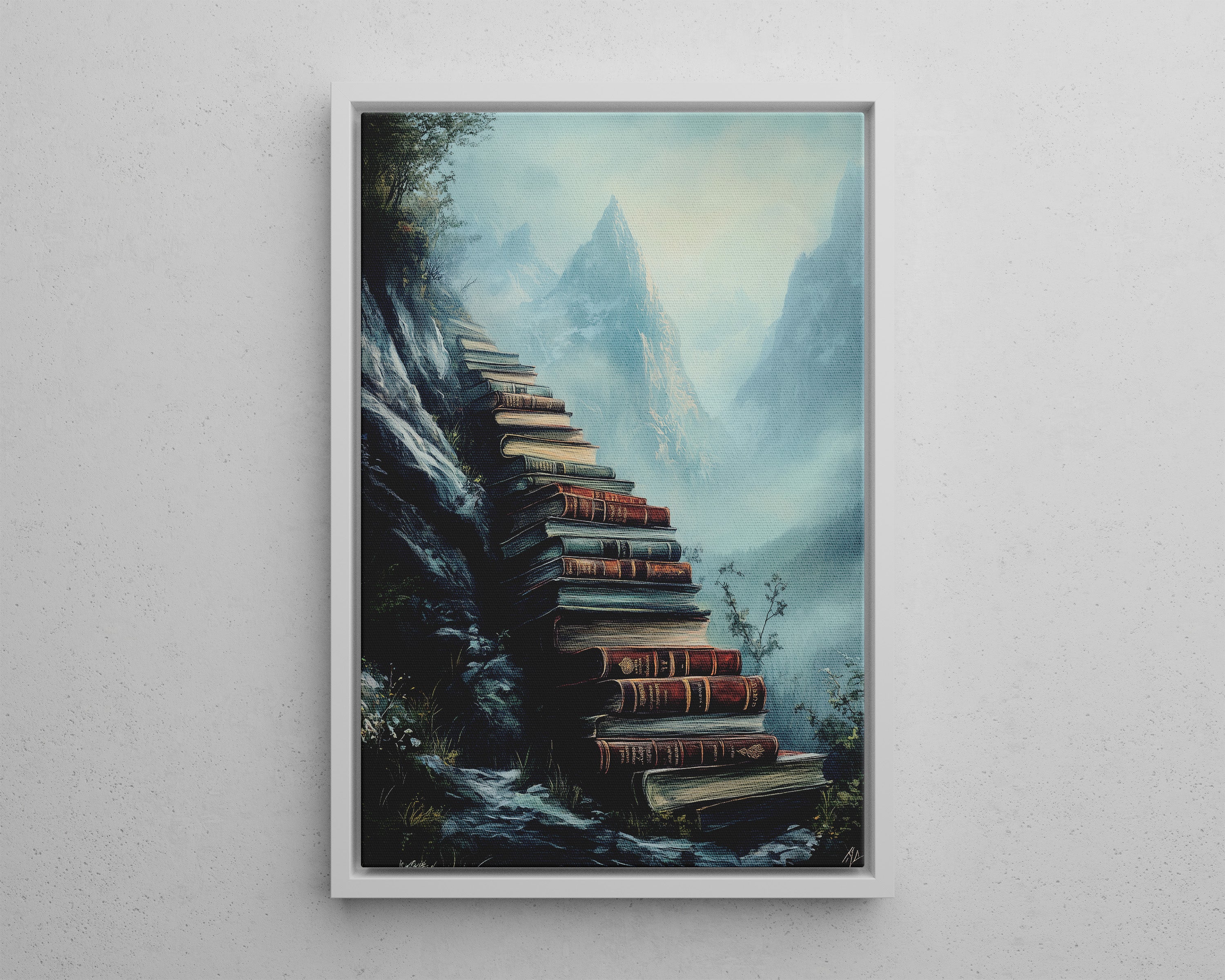 Framed Canvas - Journey of Knowledge