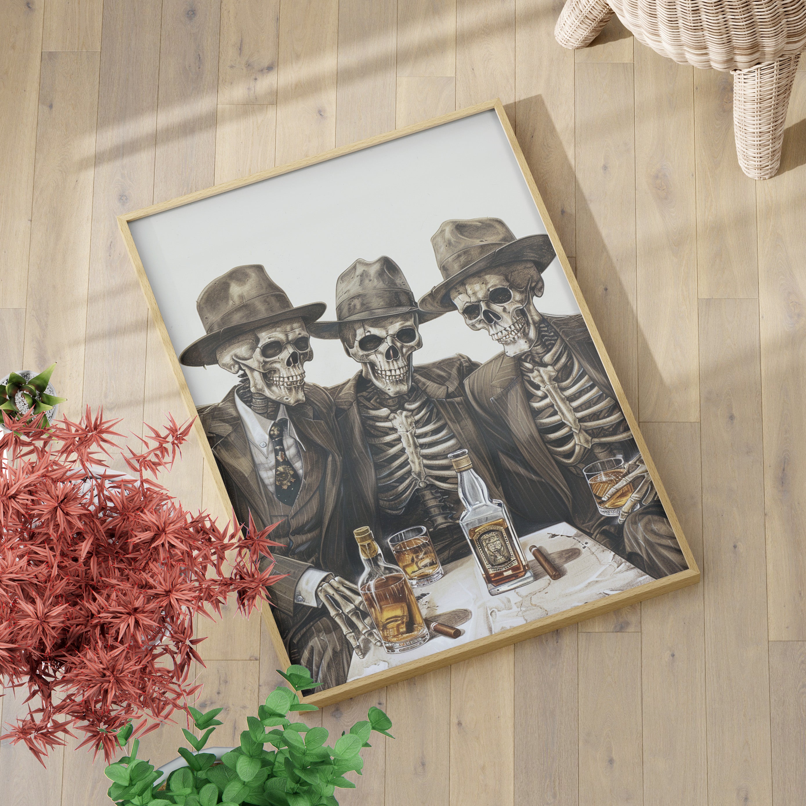 Skeleton Whiskey Gentlemen