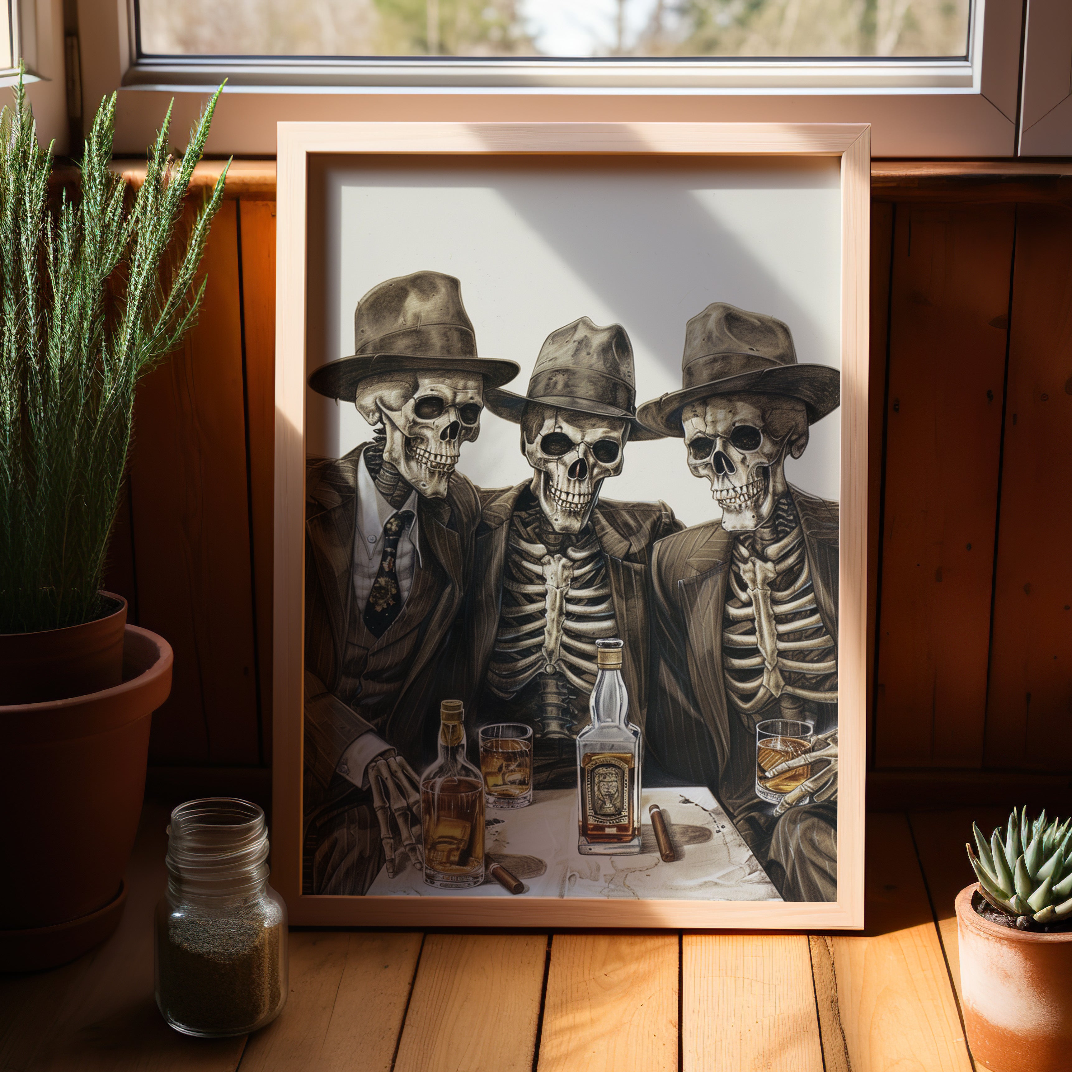 Skeleton Whiskey Gentlemen