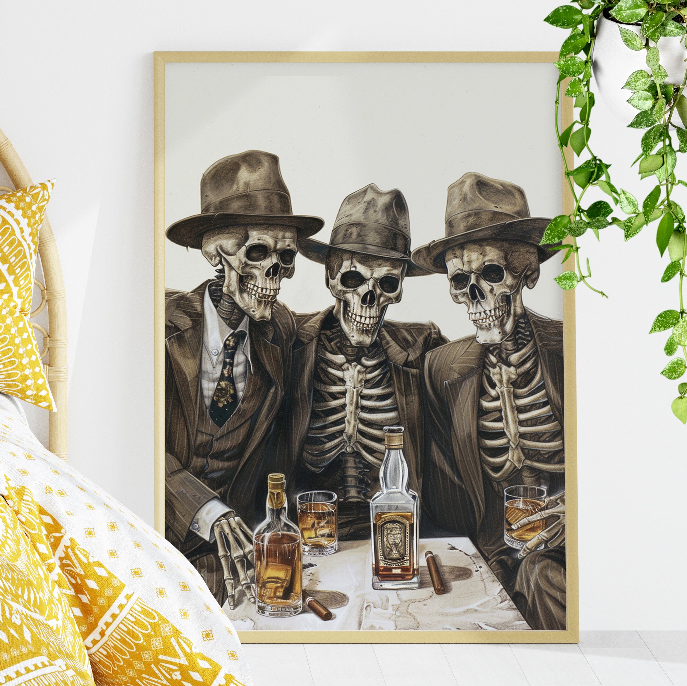 Skeleton Whiskey Gentlemen