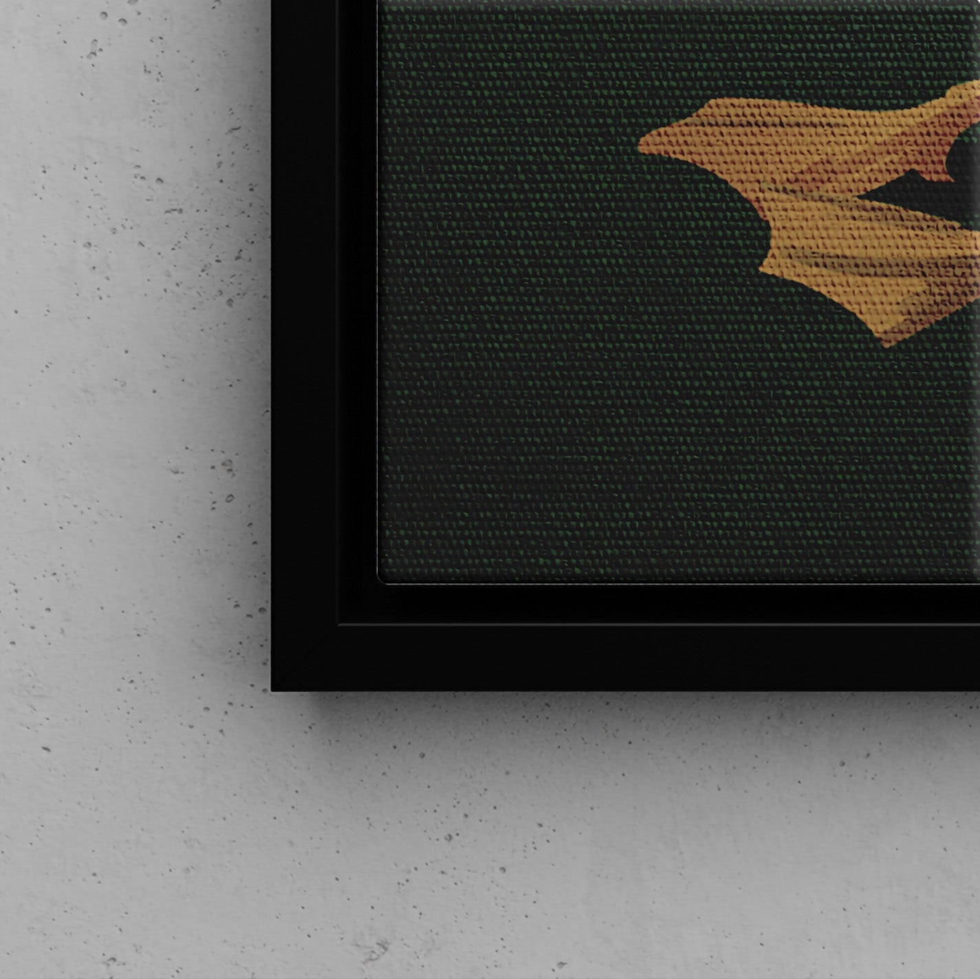 Framed Canvas - Sitting Goose in Spotlight