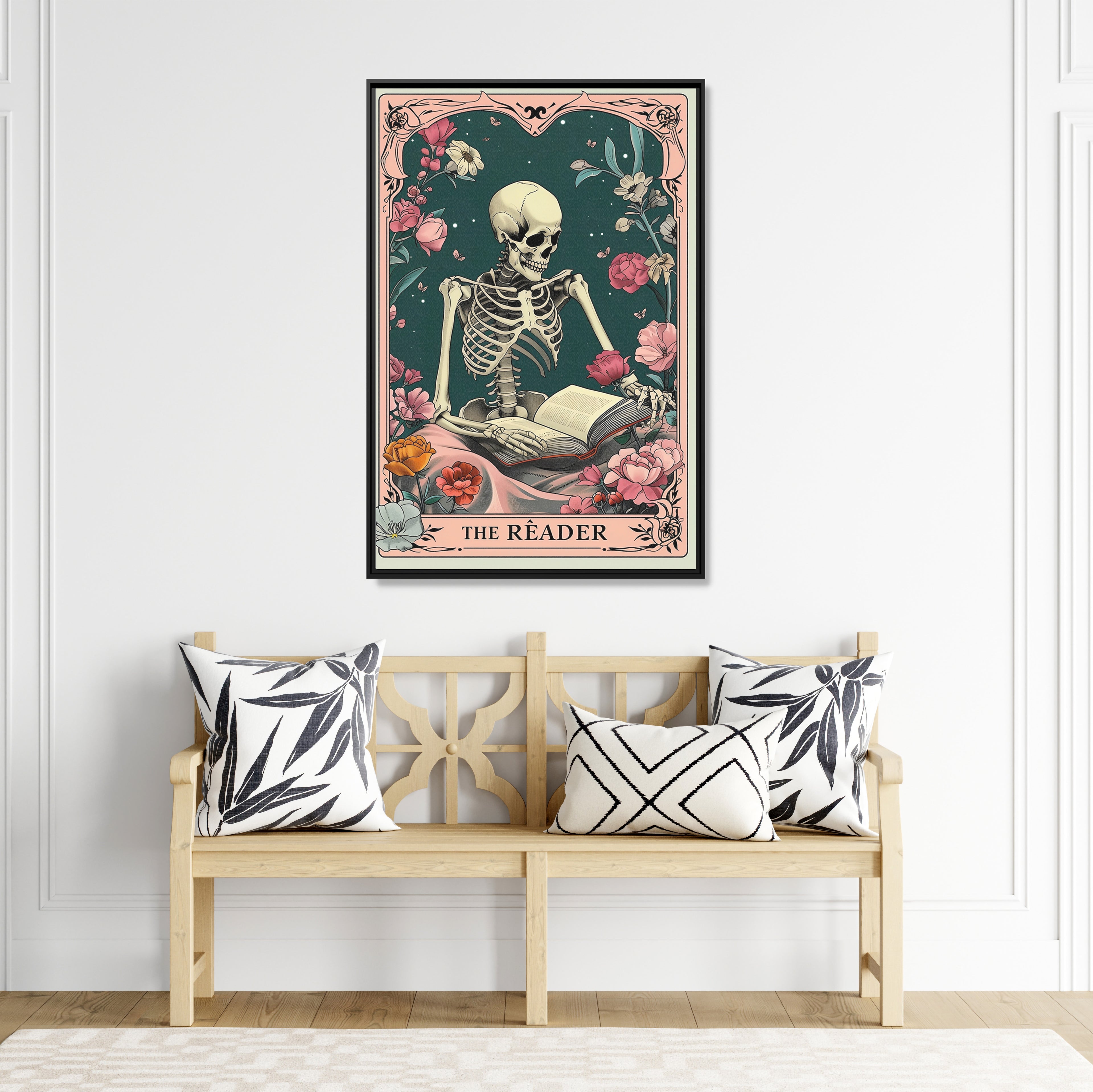 Framed Canvas - The Eternal Reader