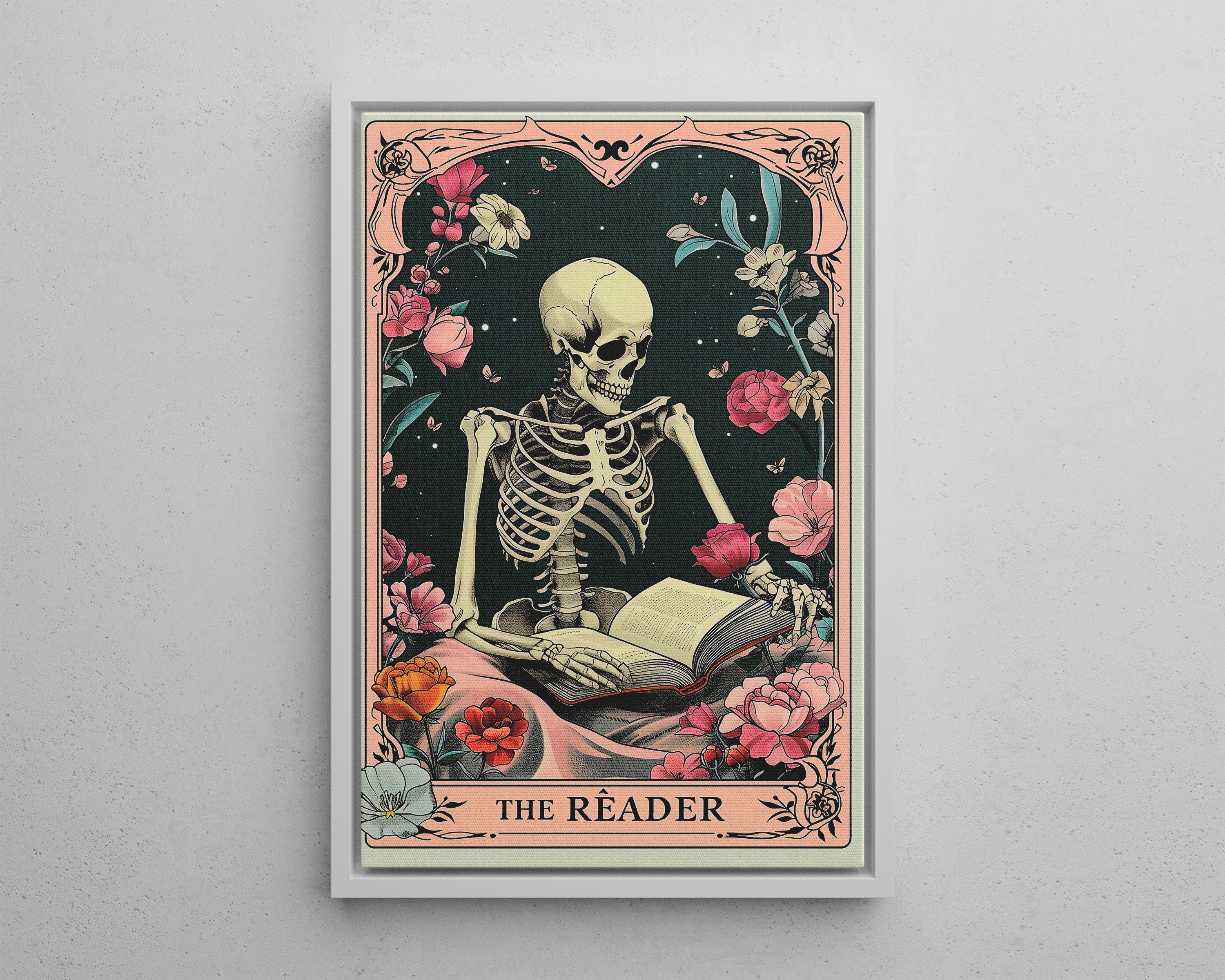 Framed Canvas - The Eternal Reader