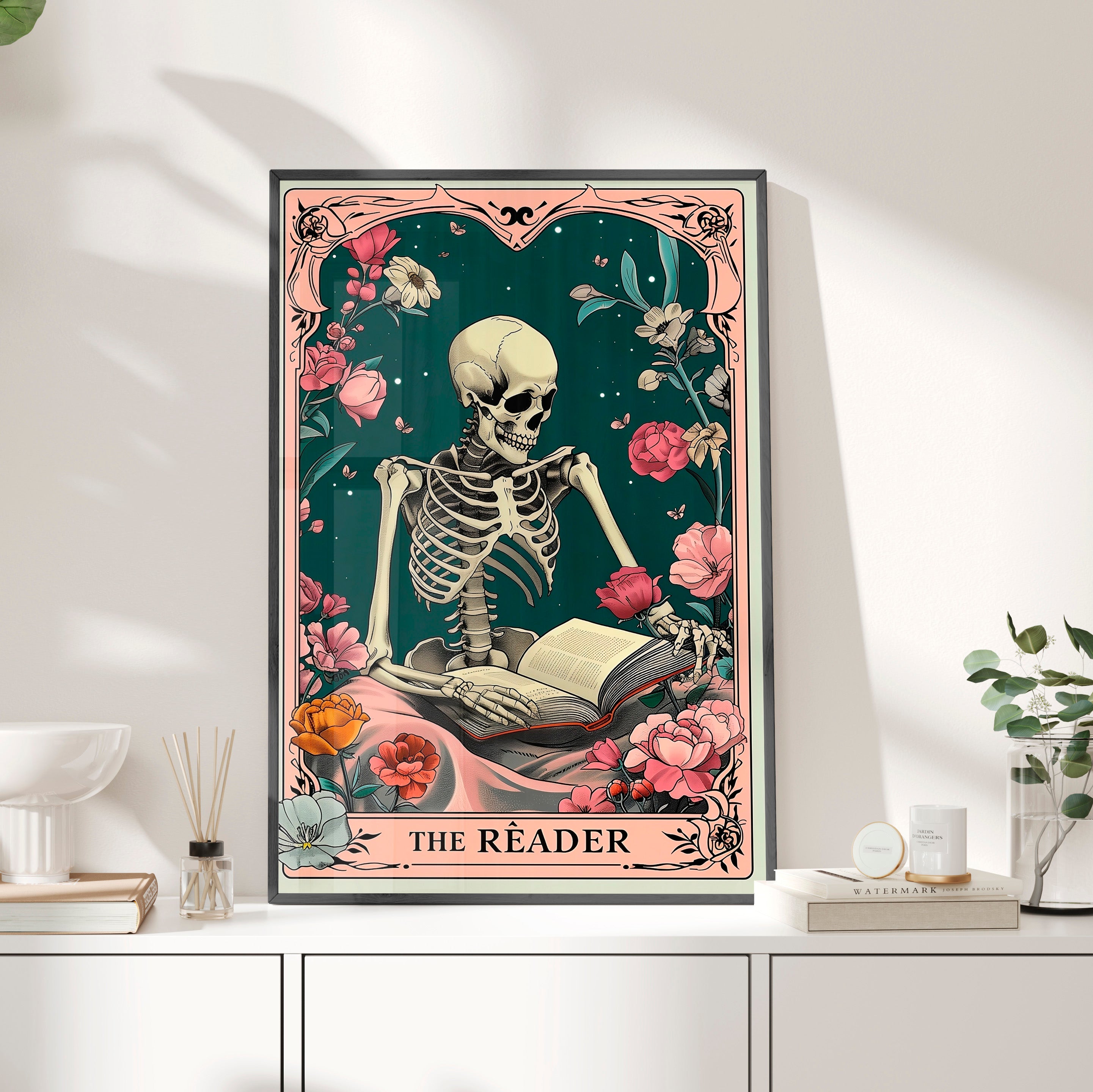 Framed Paper Print - The Eternal Reader