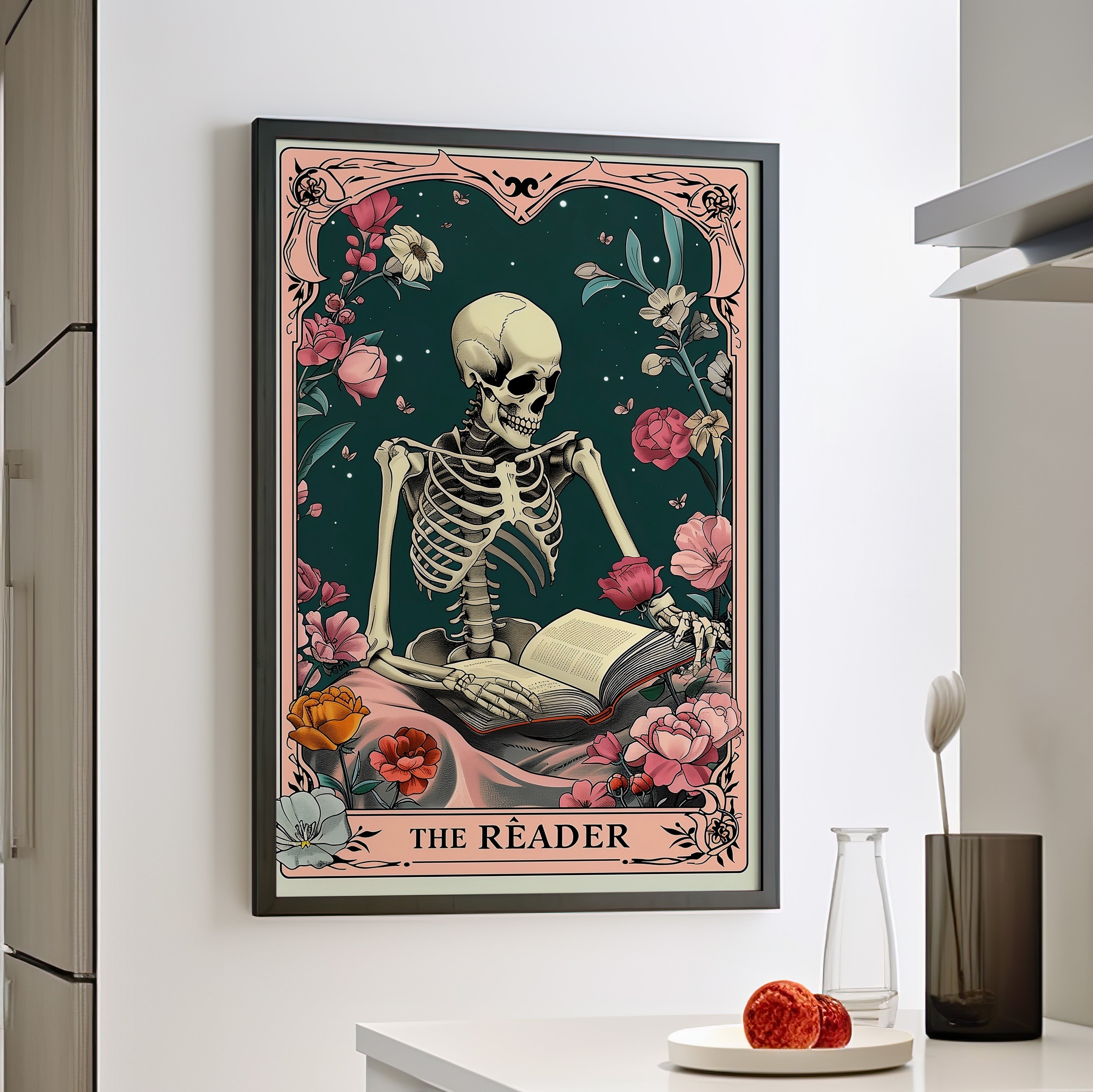 Framed Paper Print - The Eternal Reader