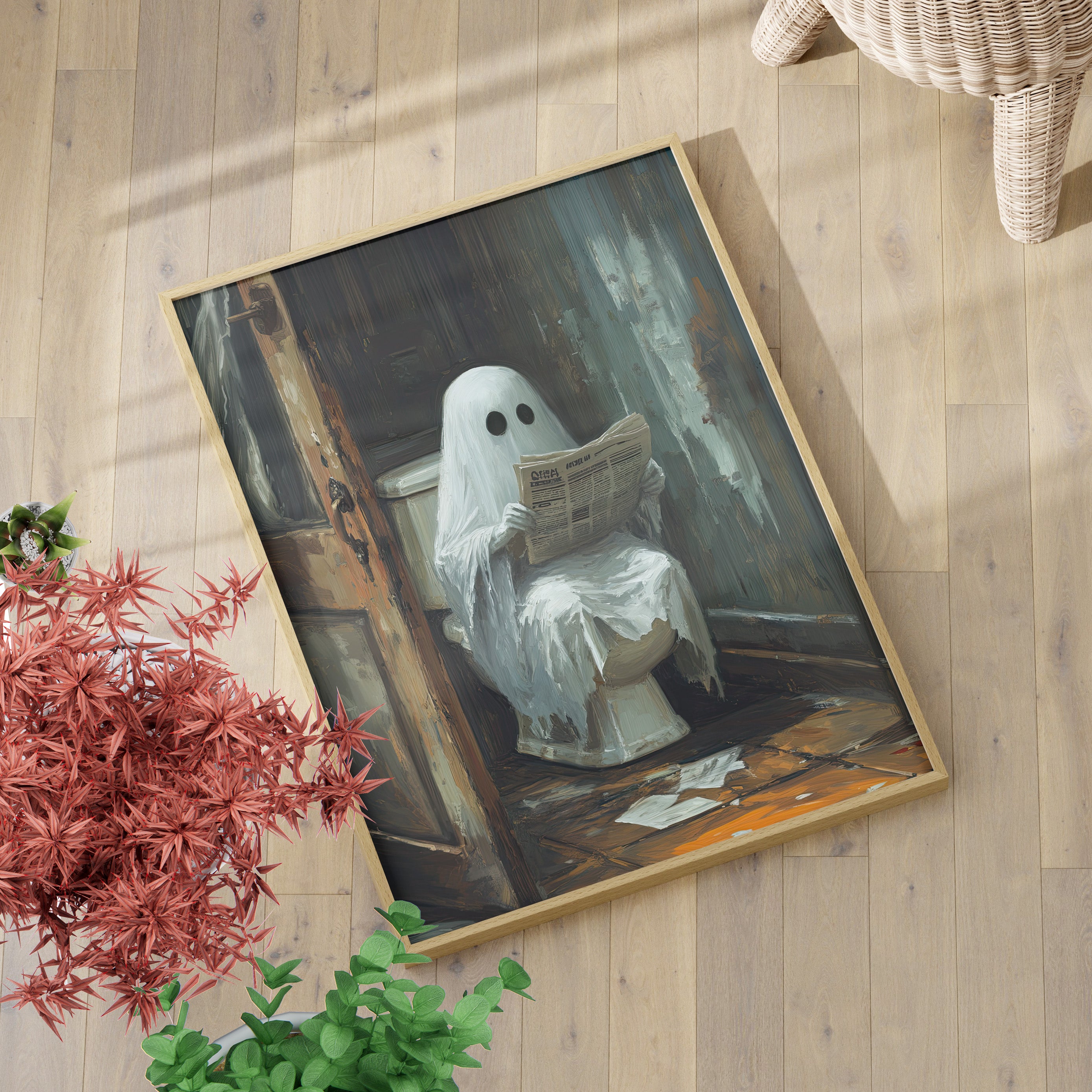 Ghostly Bathroom Break