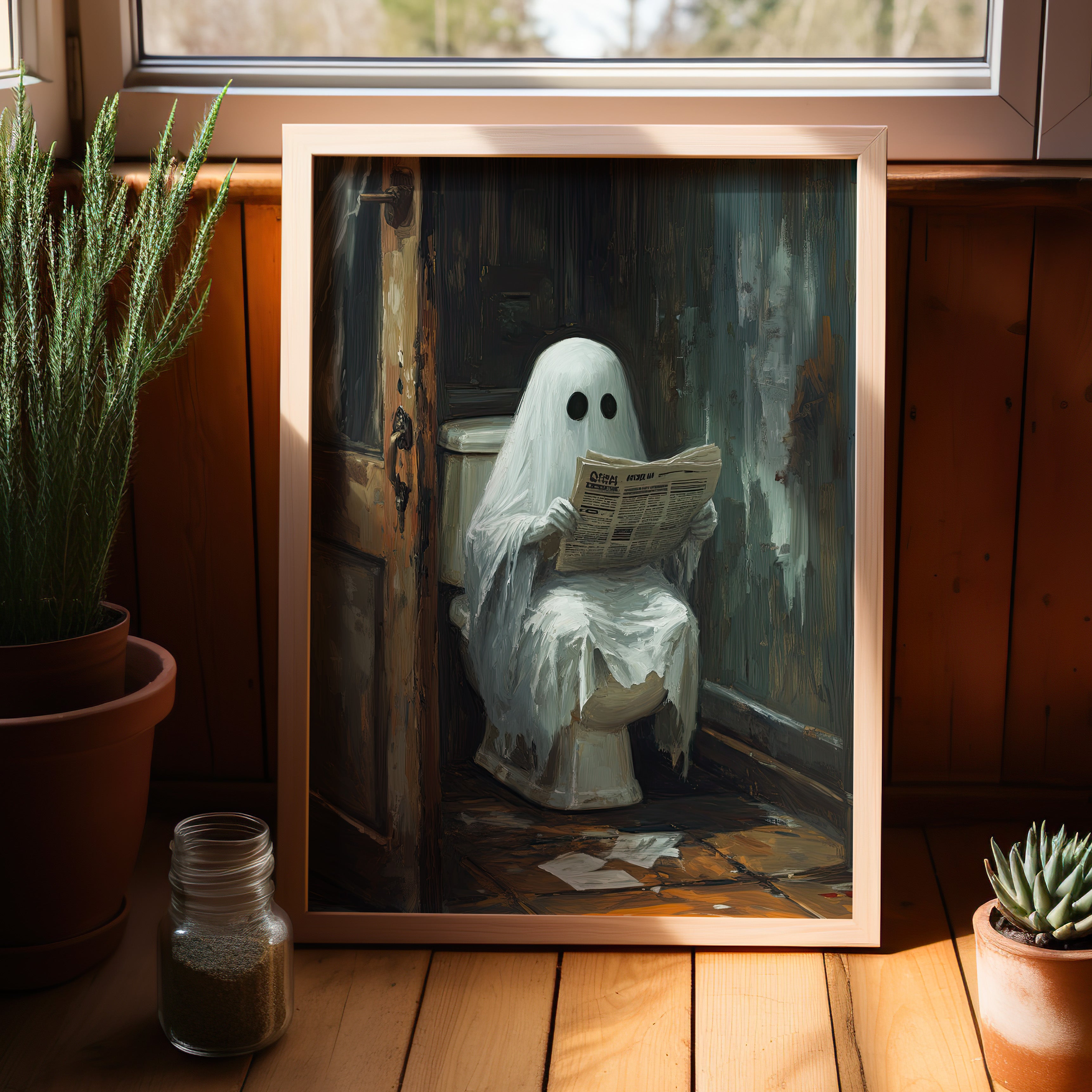 Ghostly Bathroom Break