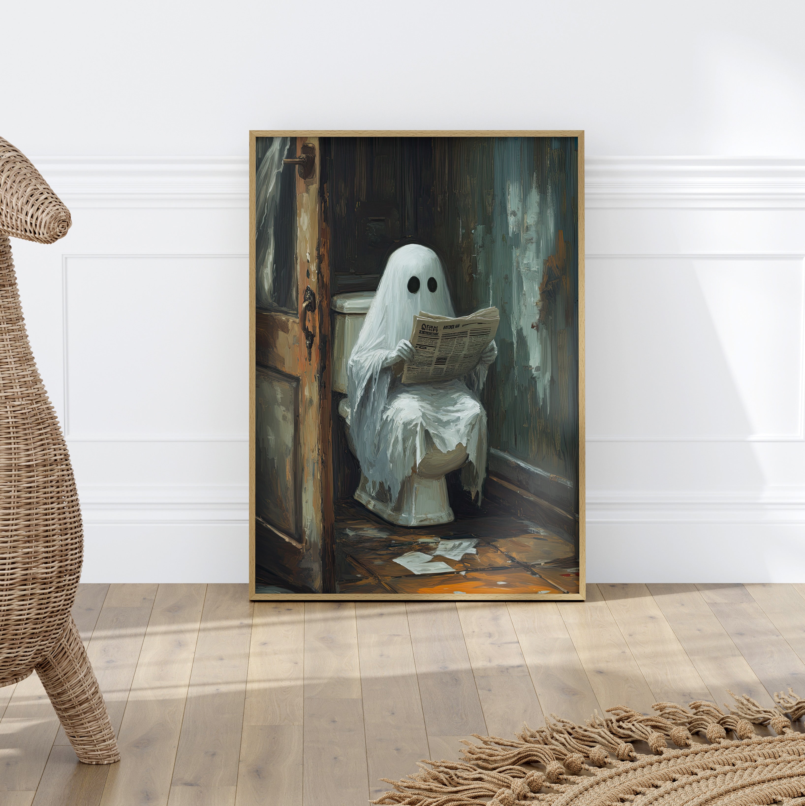 Ghostly Bathroom Break