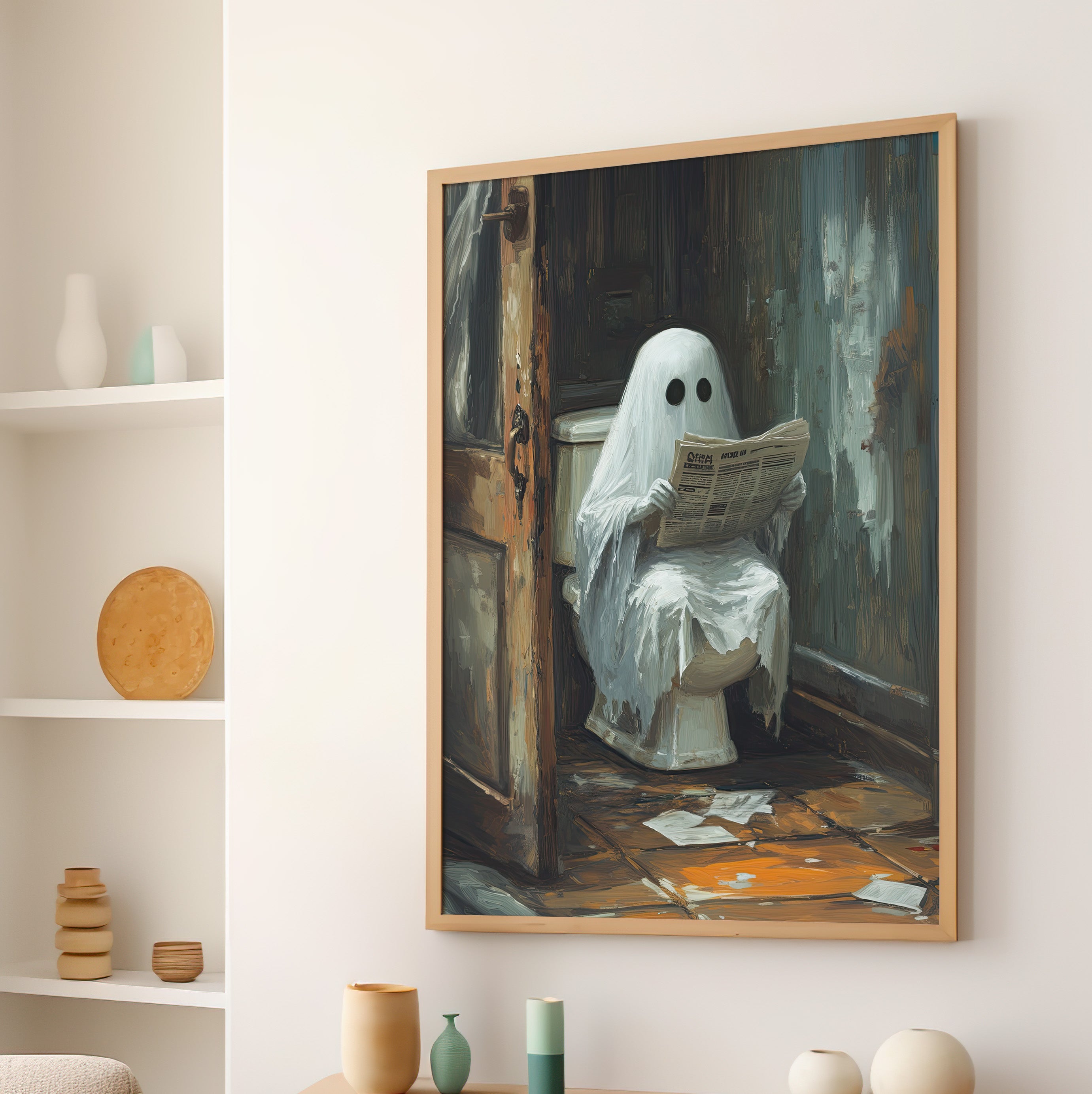 Ghostly Bathroom Break