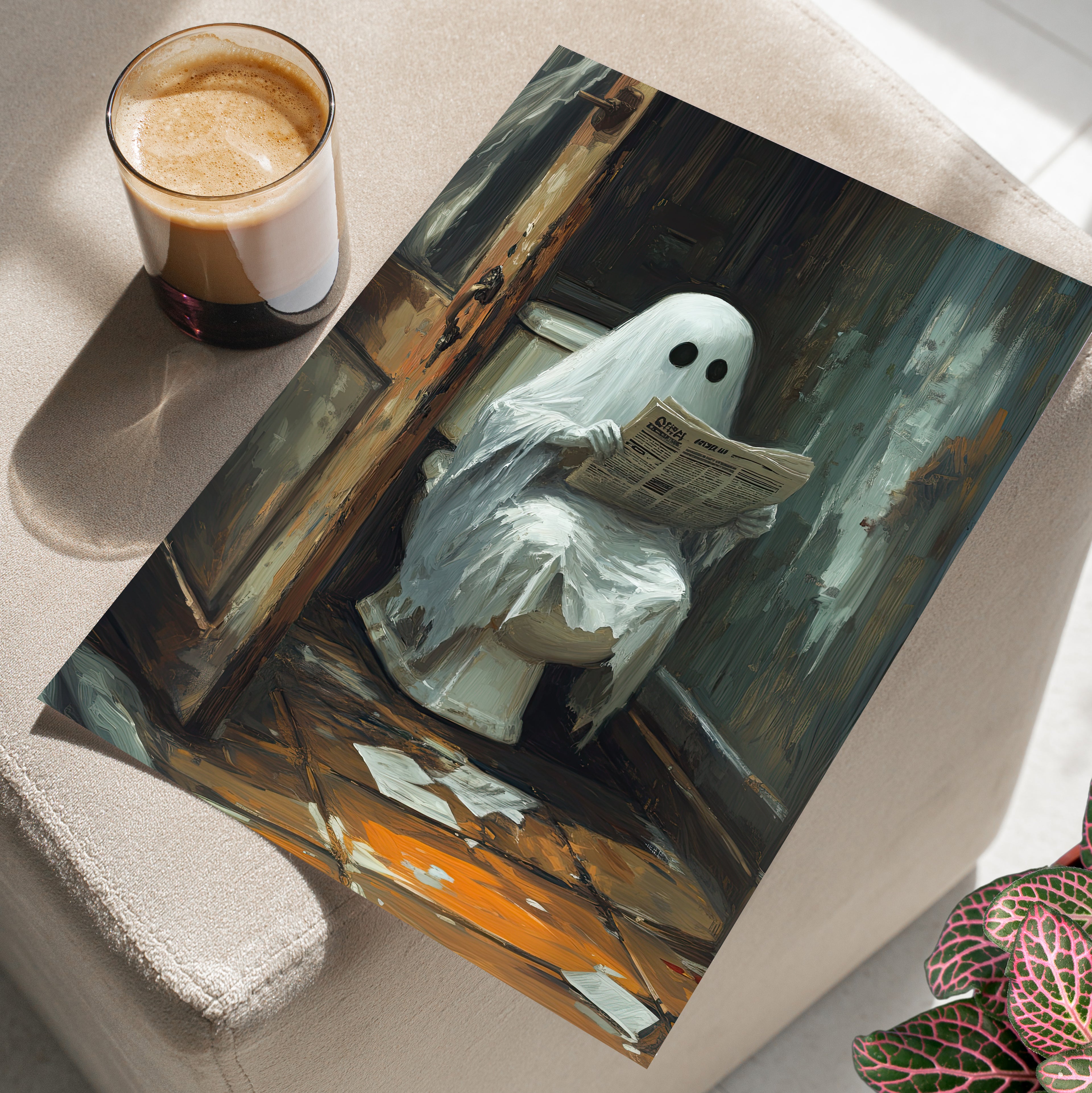 Ghostly Bathroom Break