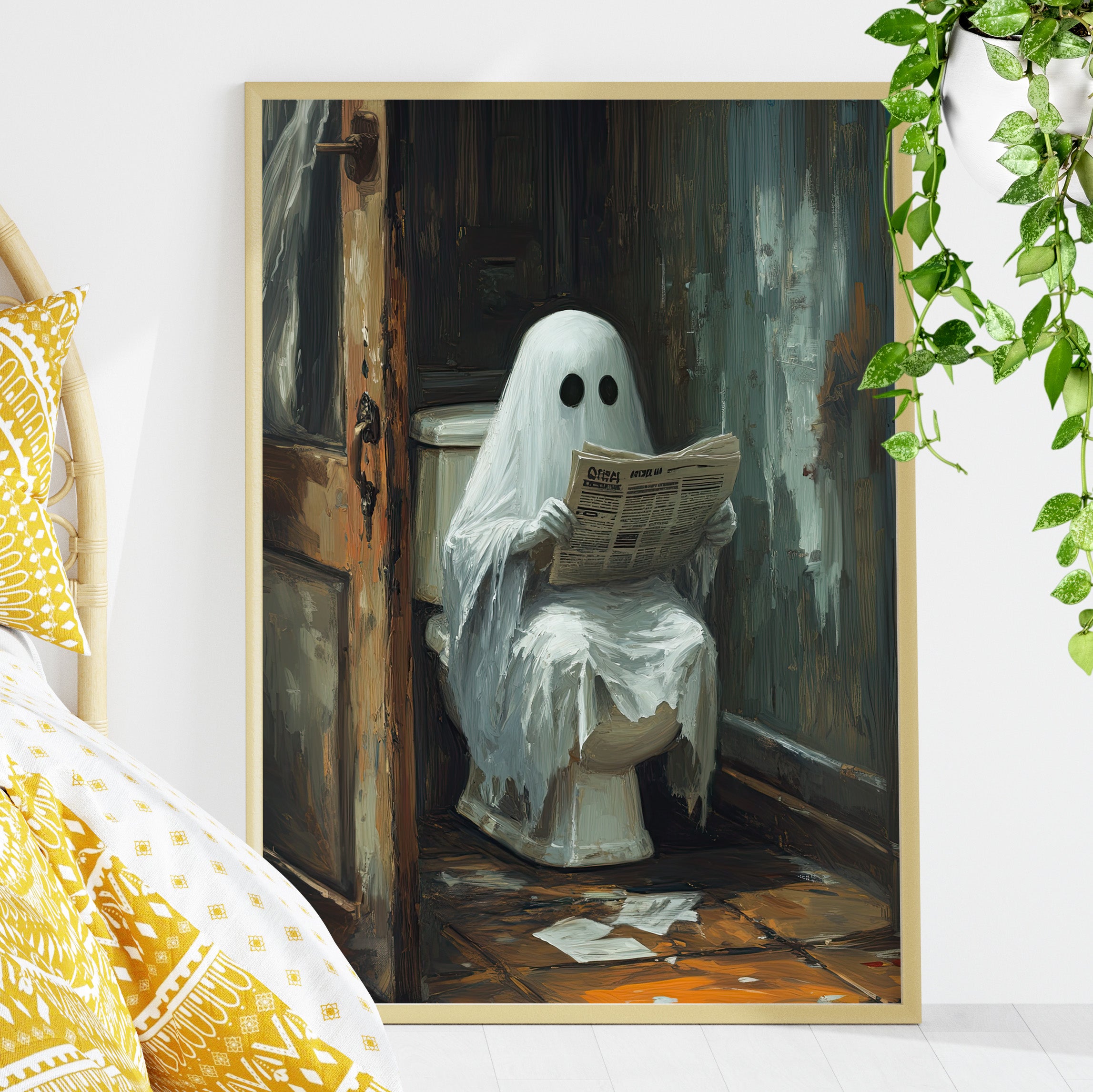 Ghostly Bathroom Break