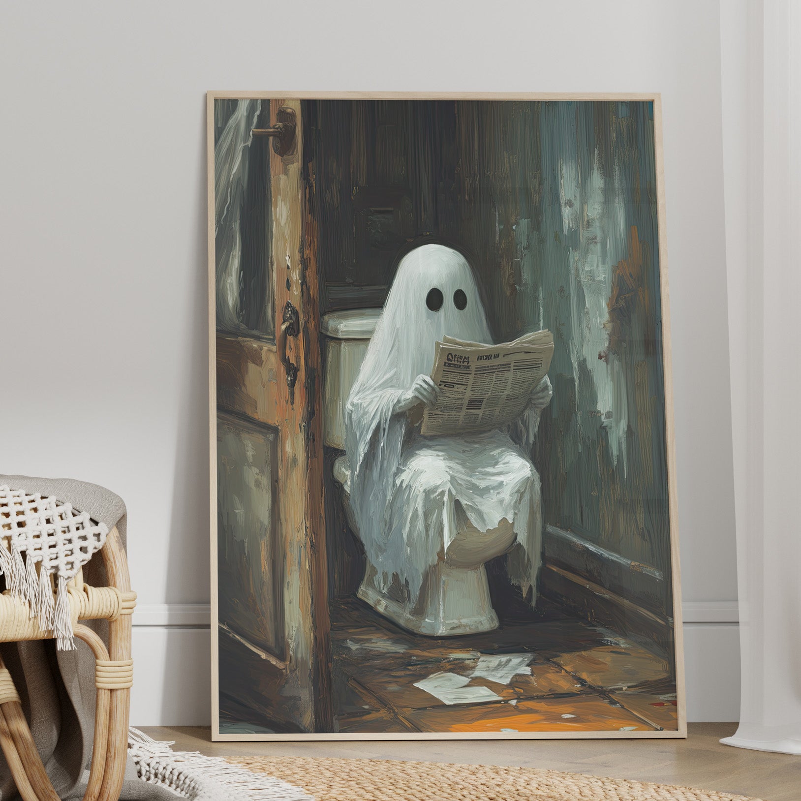 Ghostly Bathroom Break