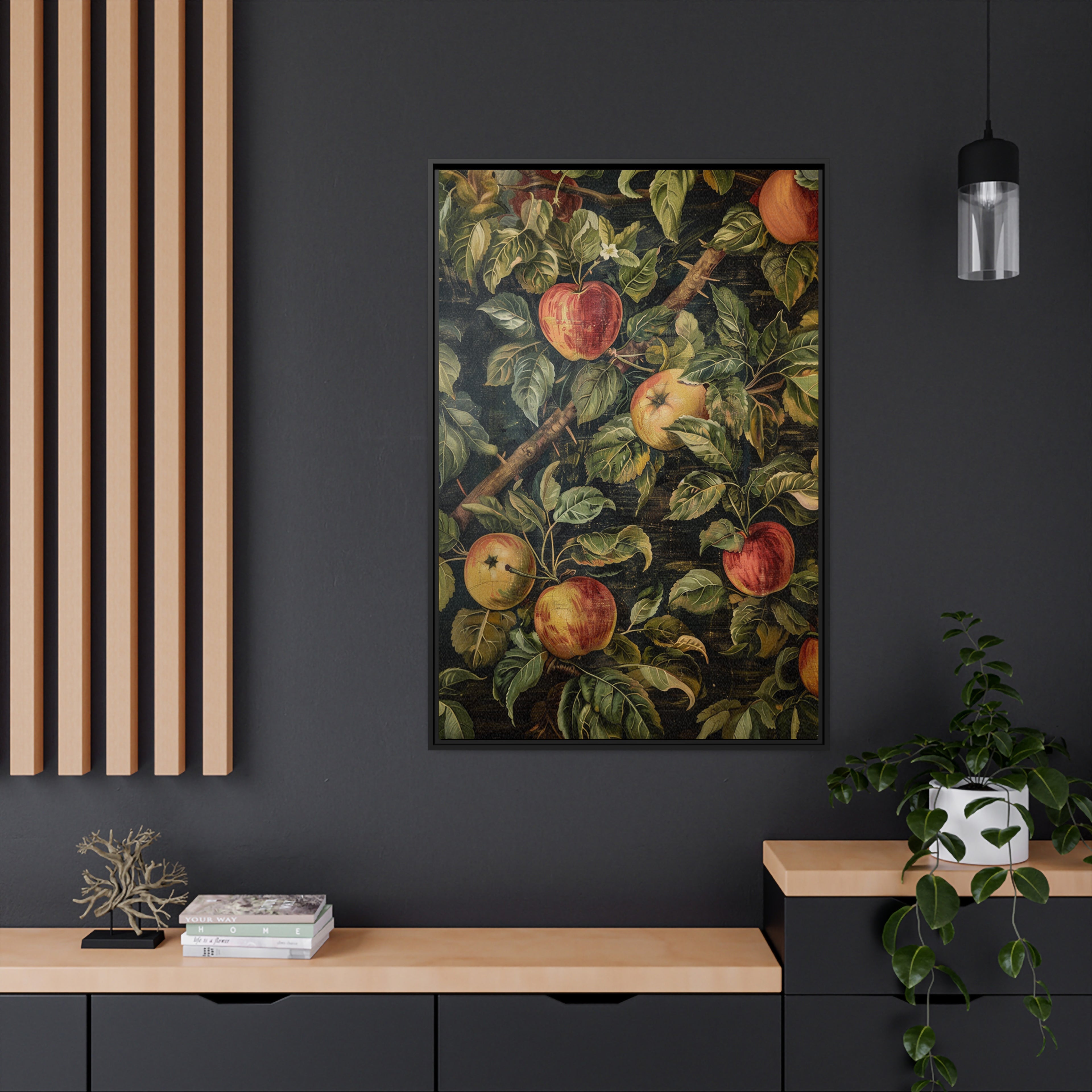 Framed Canvas - Orchard Harvest Apples