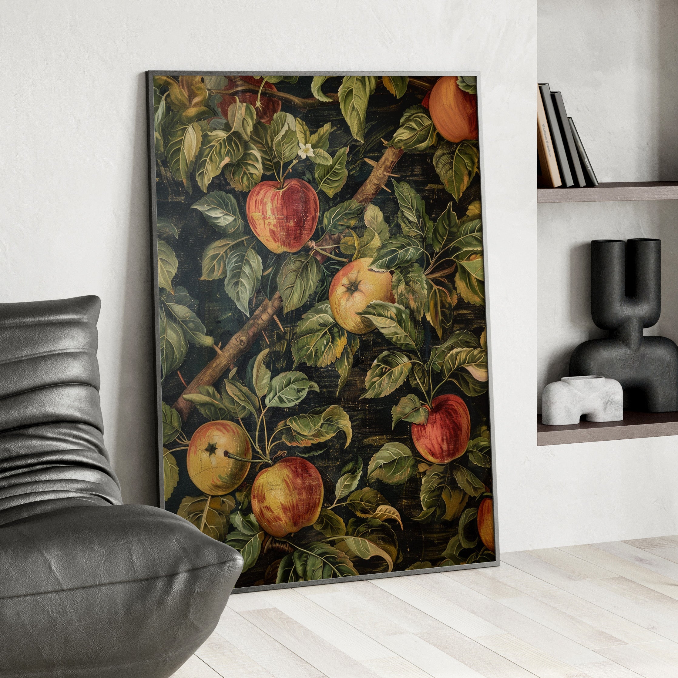 Framed Paper Print - Orchard Harvest Apples