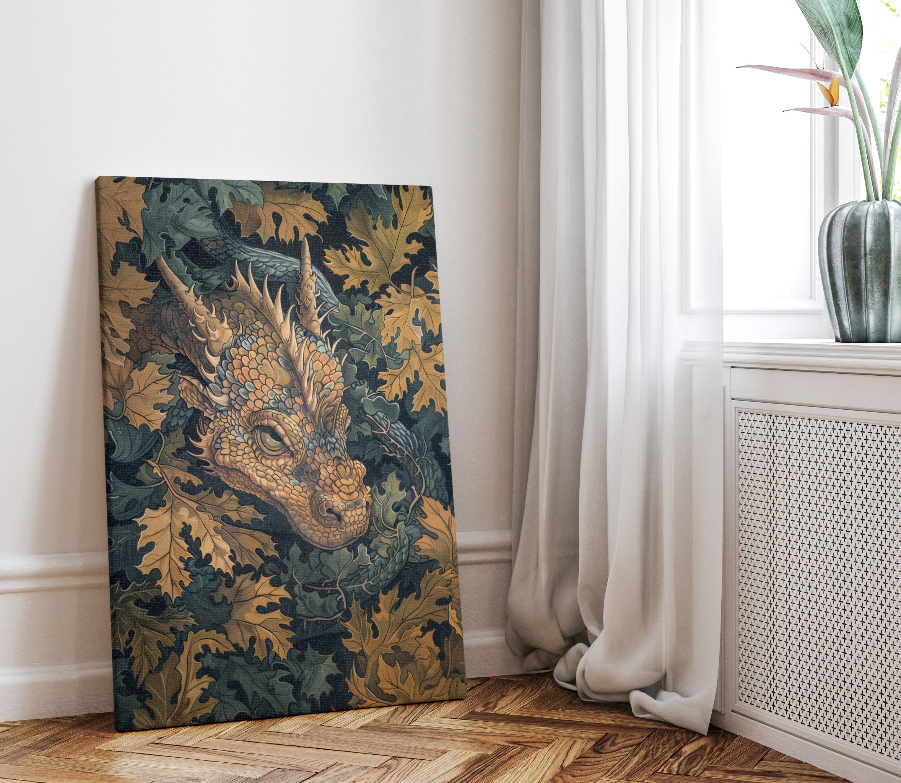 .75" Matte Canvas - Enchanted Forest Dragon