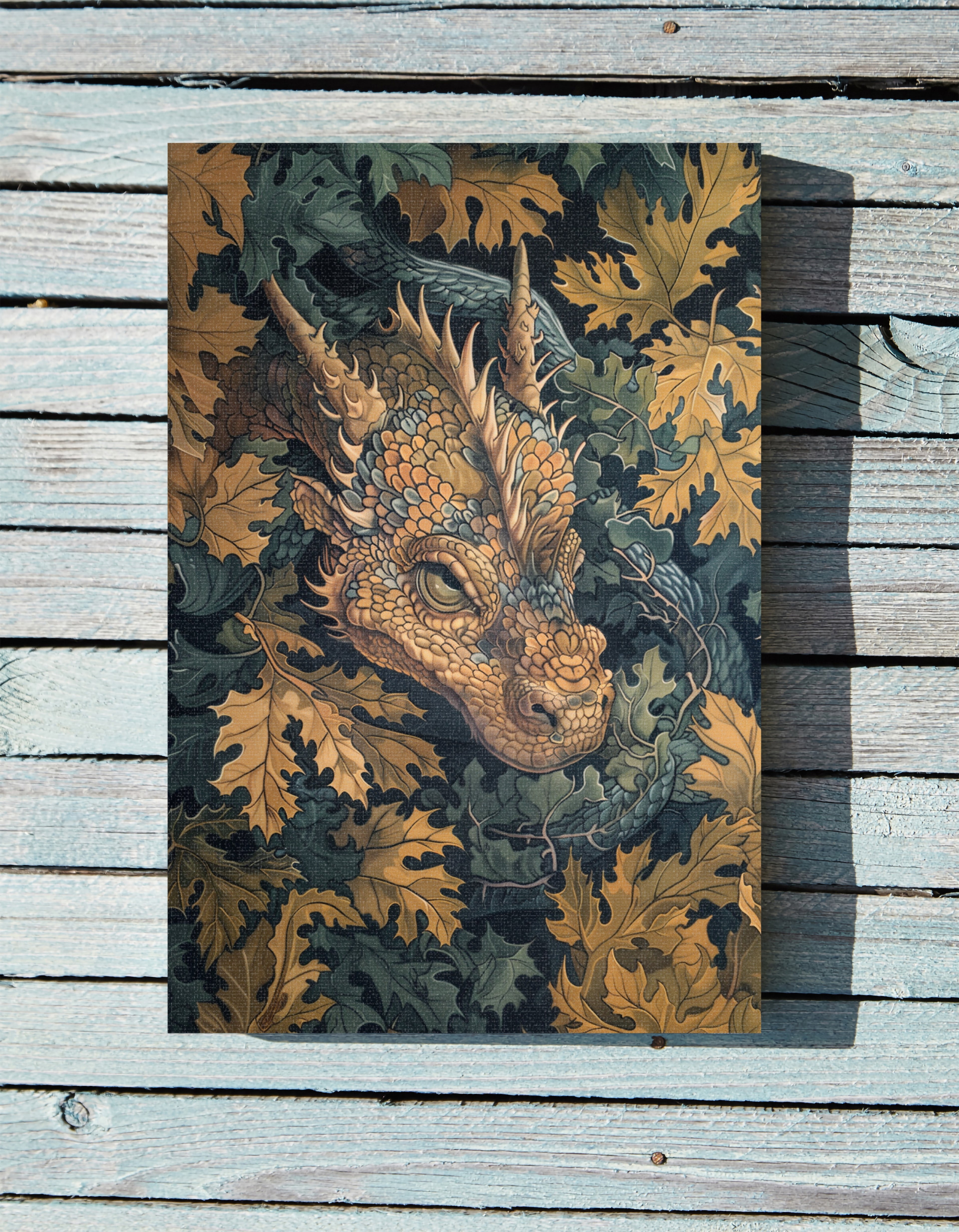 .75" Matte Canvas - Enchanted Forest Dragon
