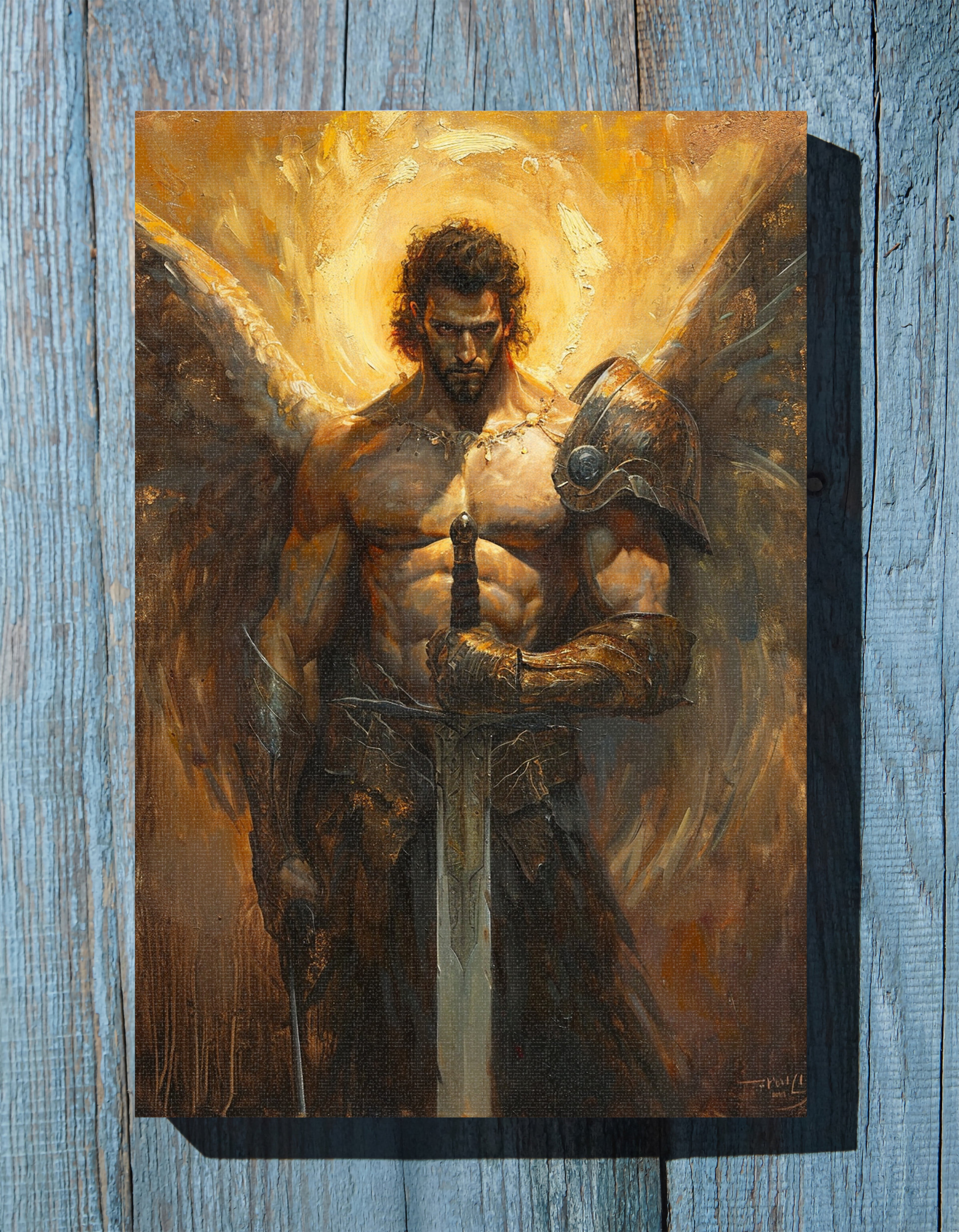 .75" Matte Canvas - Celestial Warrior&