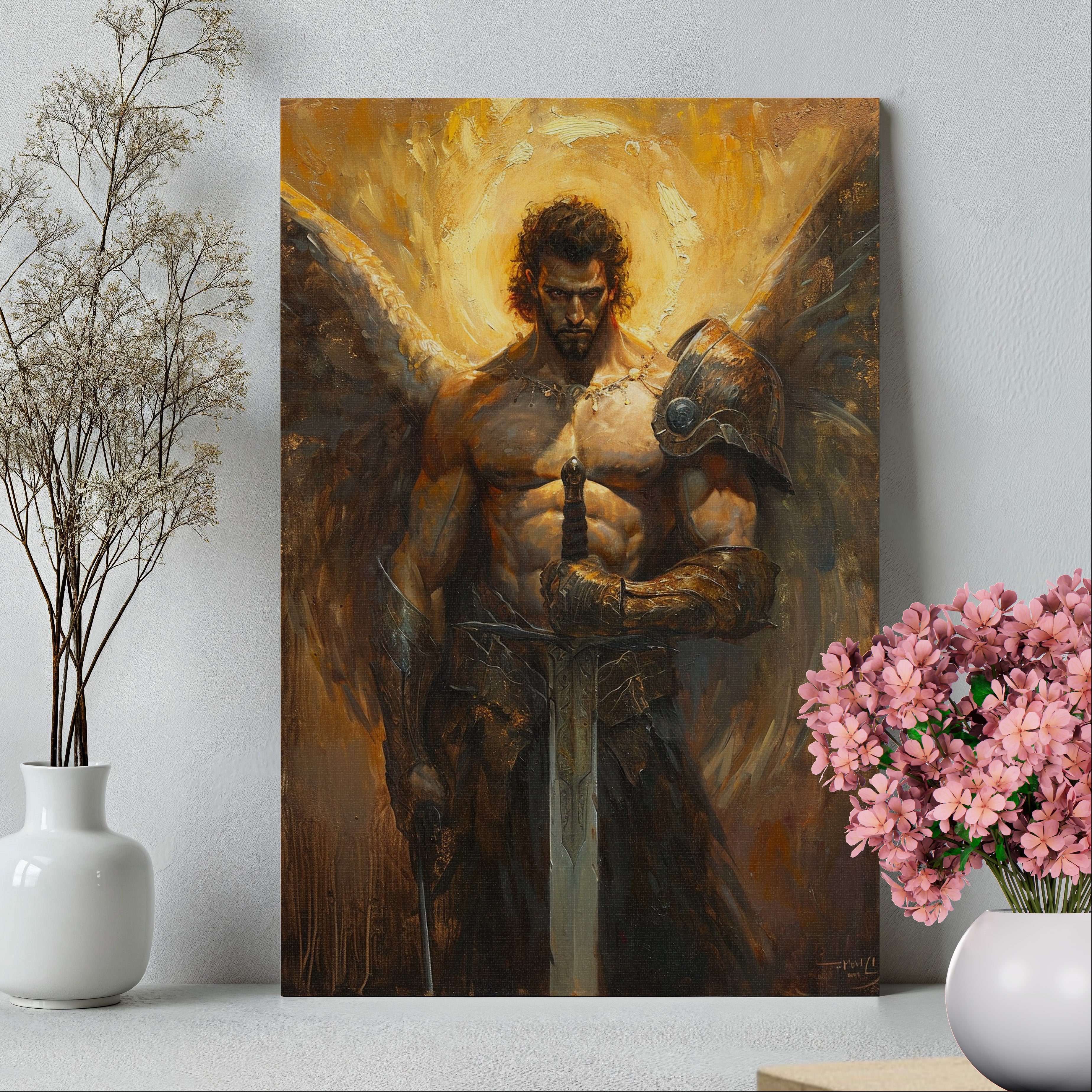 .75" Matte Canvas - Celestial Warrior&