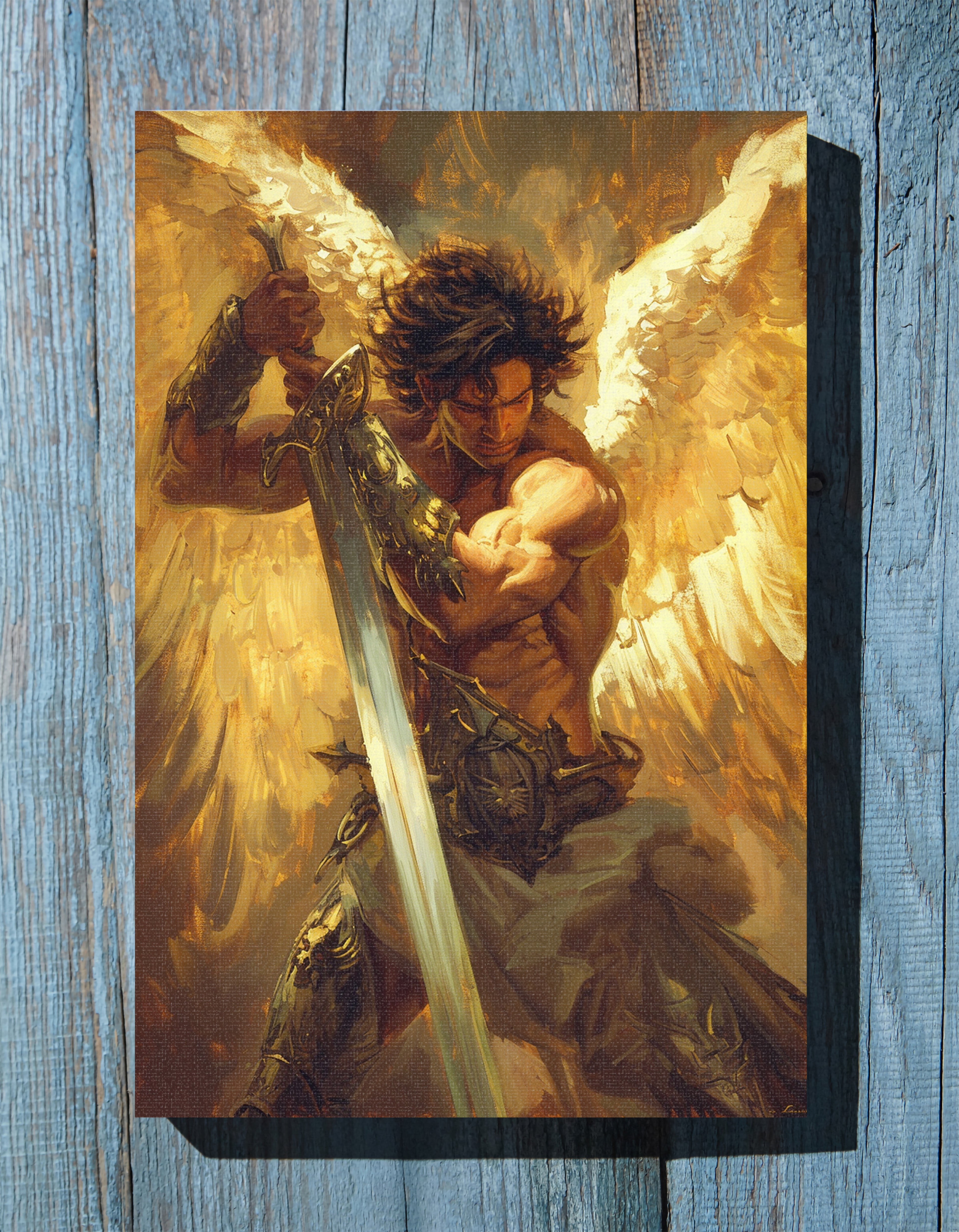 .75" Matte Canvas - Celestial Warrior&