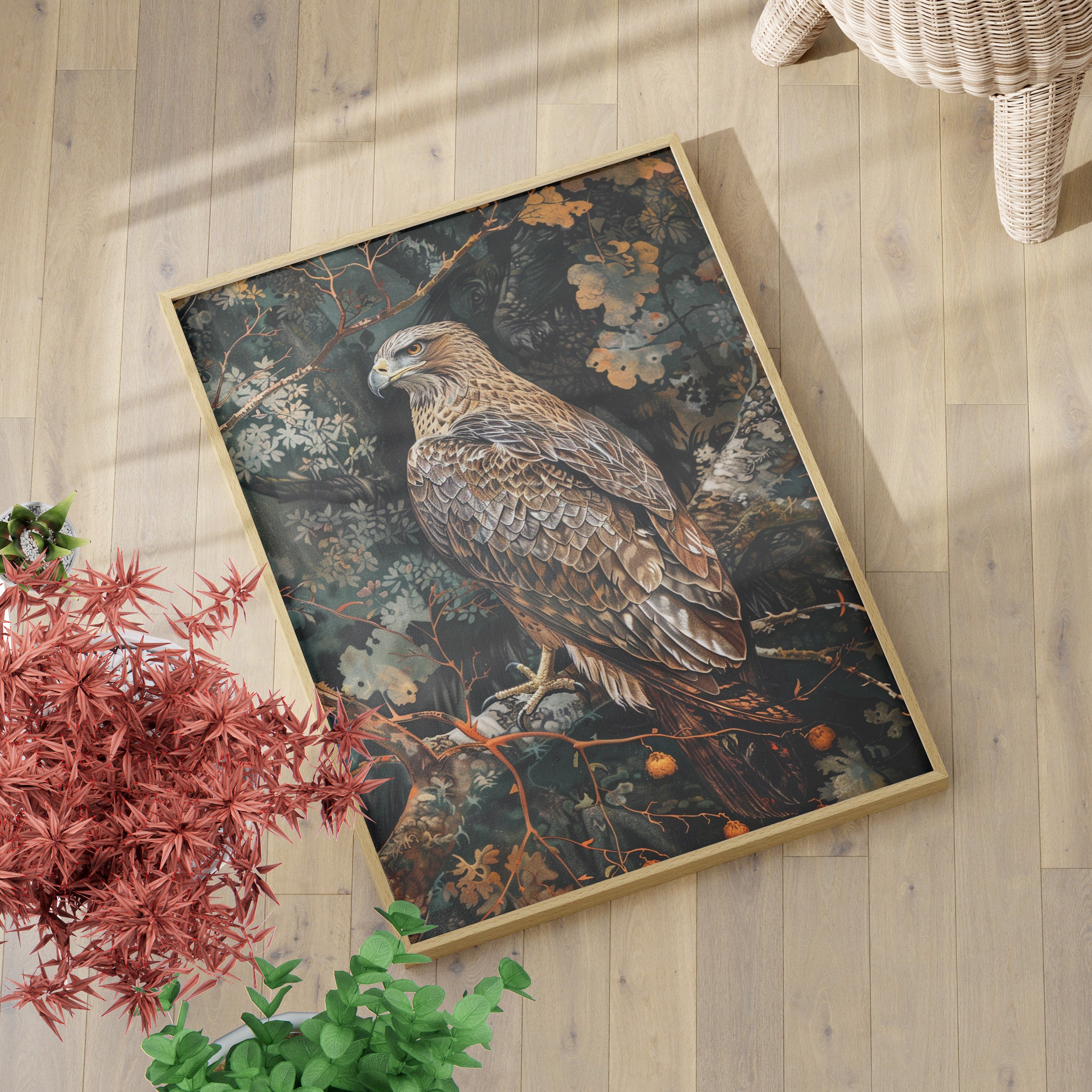 Majestic Hawk in Autumn