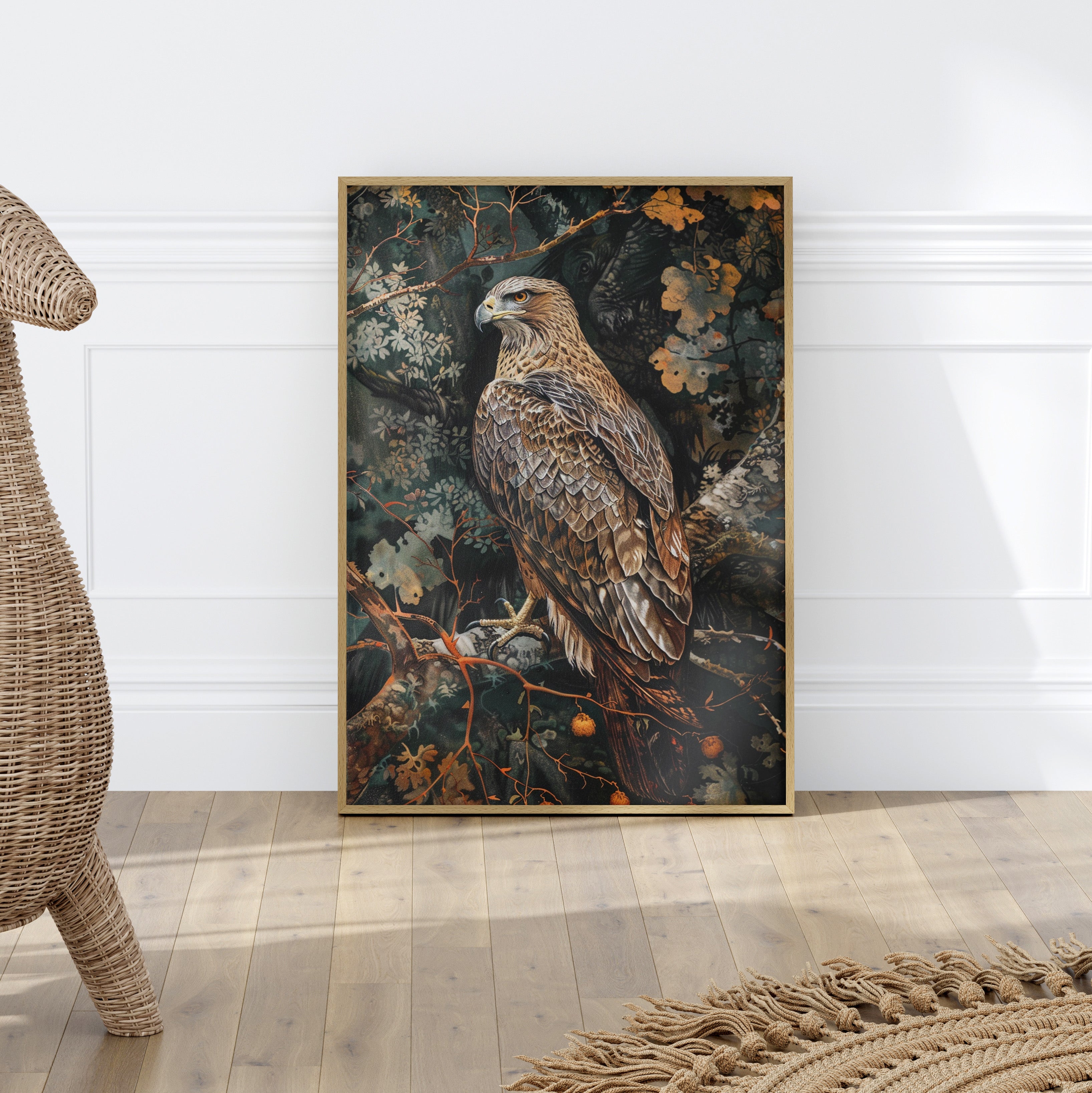 Majestic Hawk in Autumn