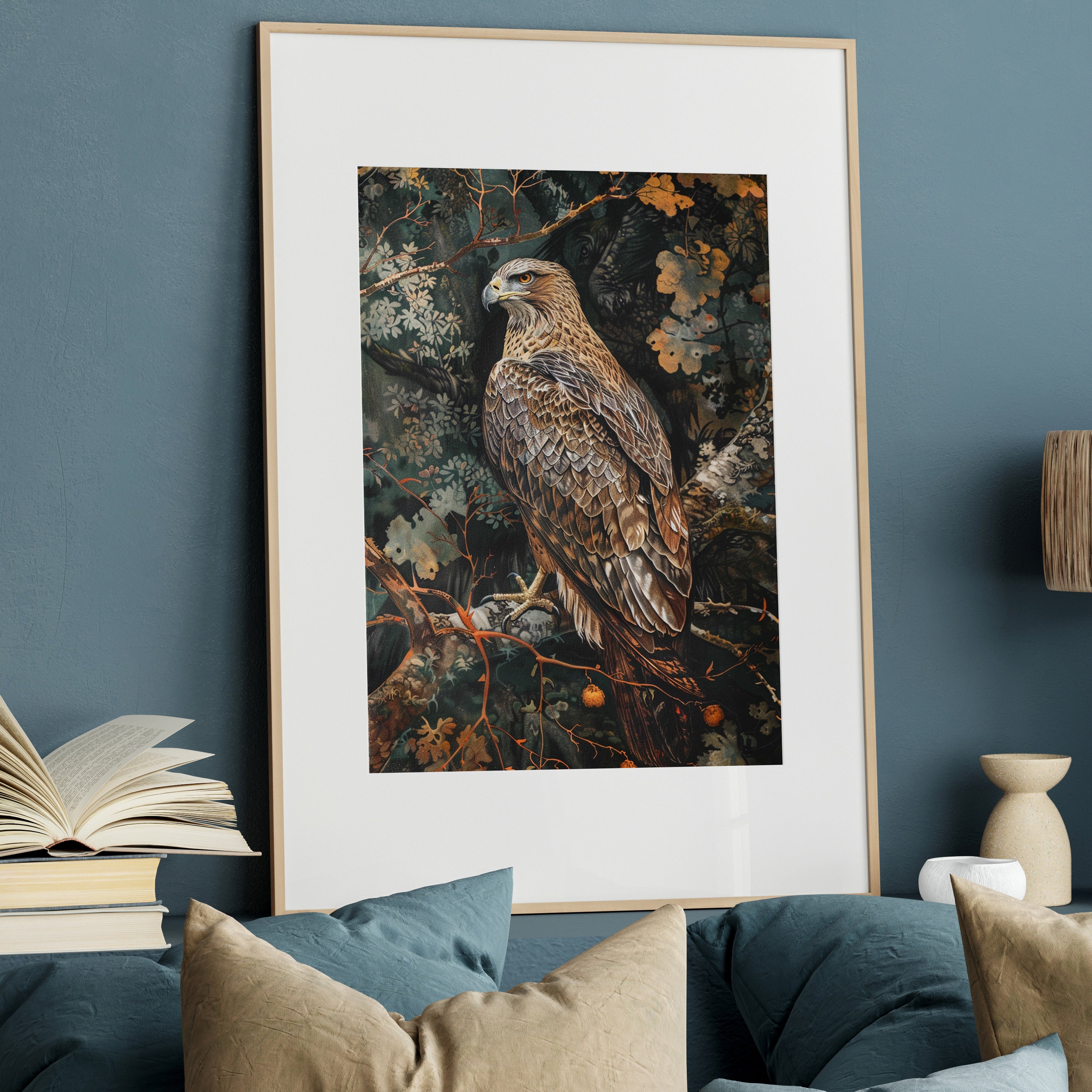 Majestic Hawk in Autumn