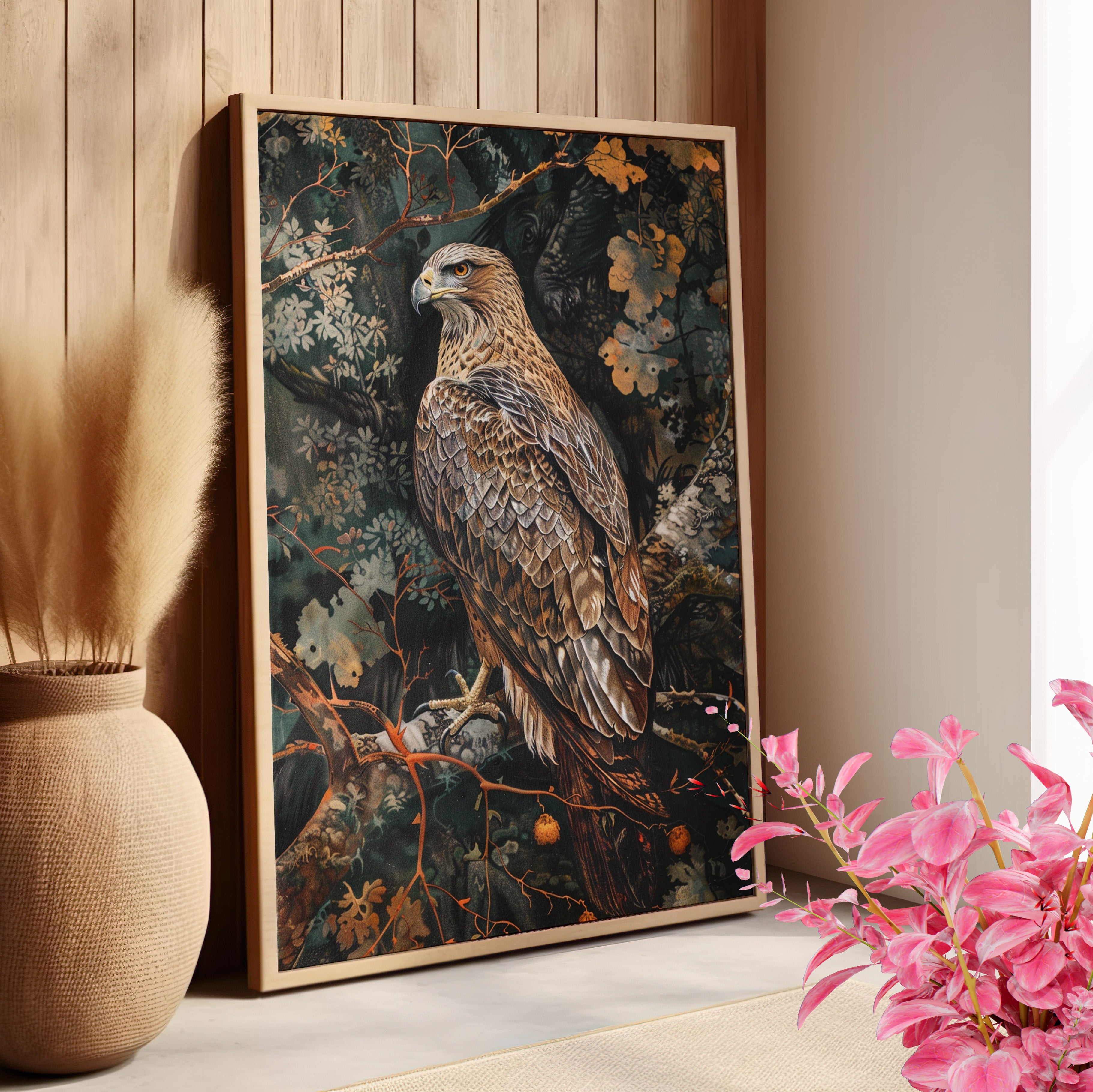 Majestic Hawk in Autumn