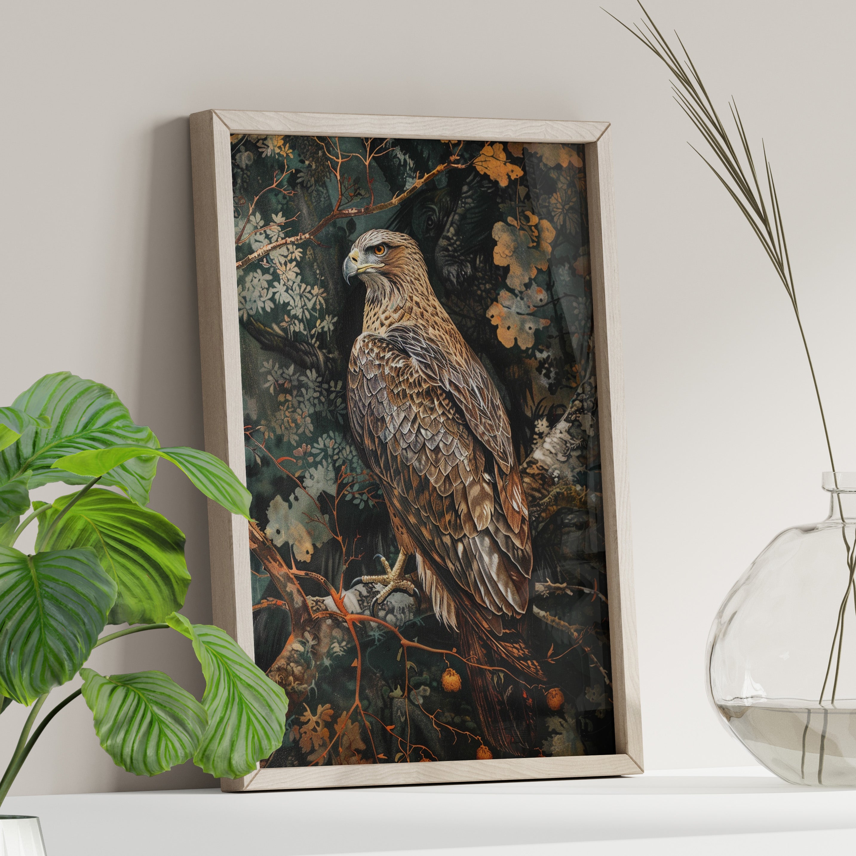 Majestic Hawk in Autumn